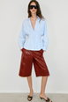 PLEATED POPLIN SHIRT by ZARA