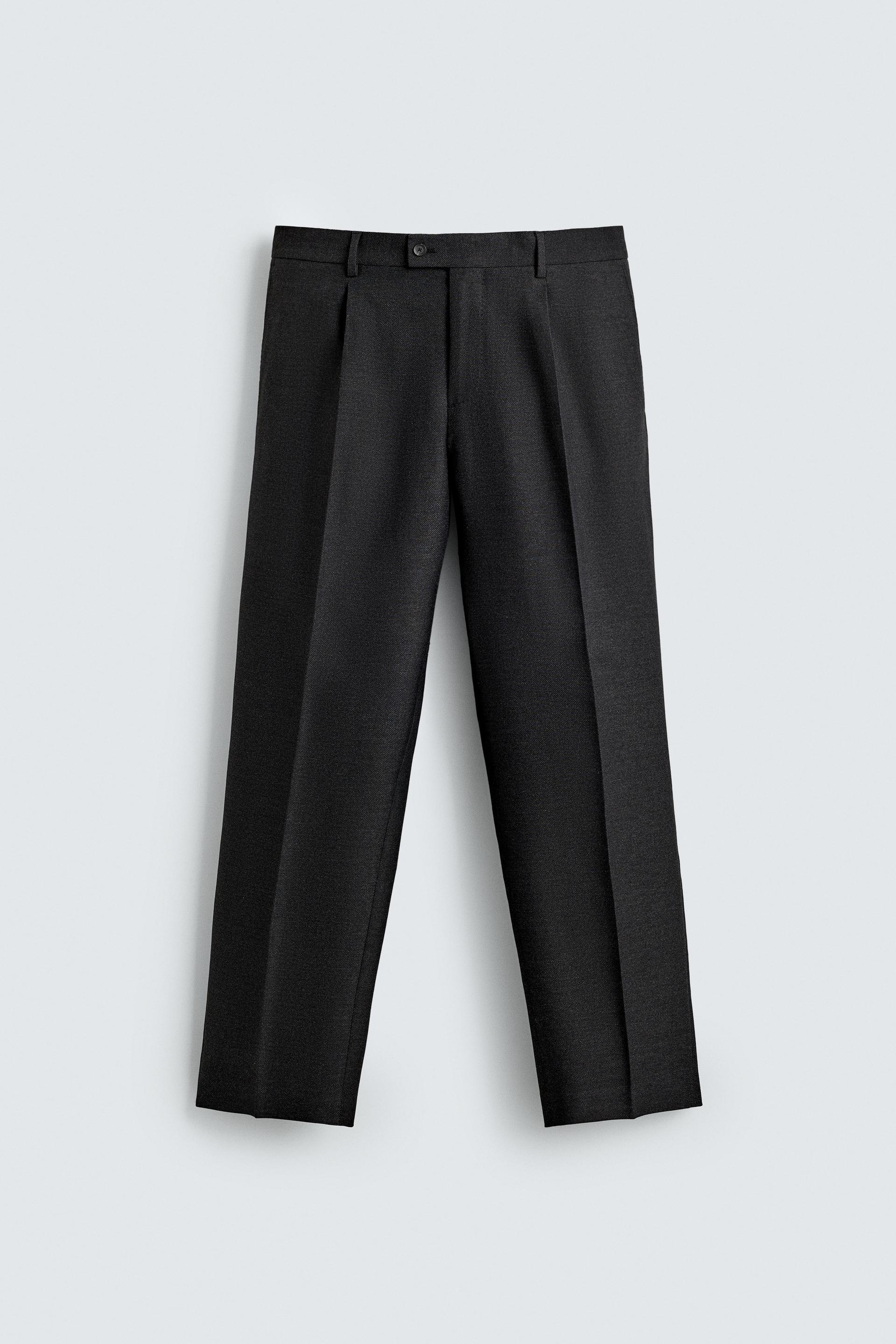 PLEATED REGULAR FIT PANTS by ZARA