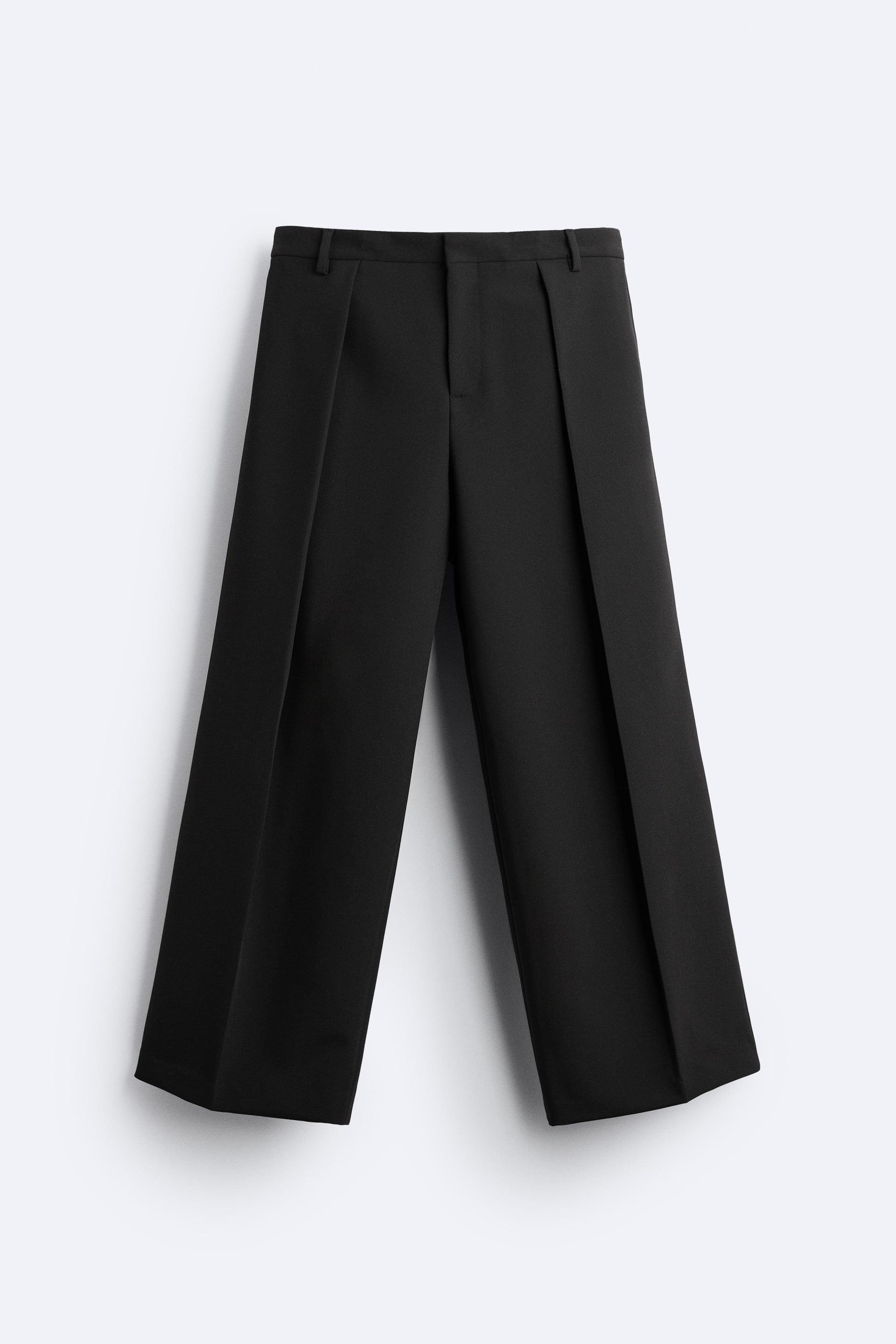 PLEATED WIDE FIT PANTS LIMITED EDITION by ZARA