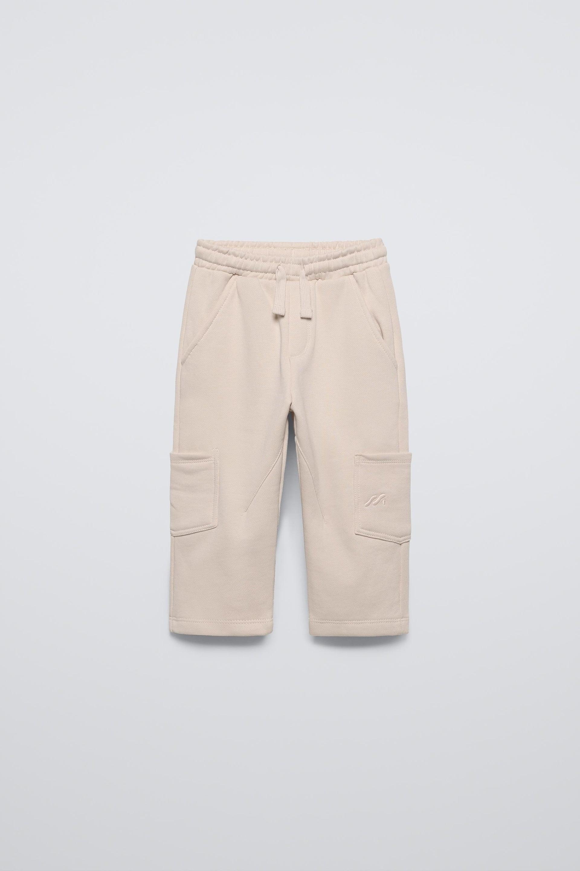 PLUSH CARGO PANTS by ZARA