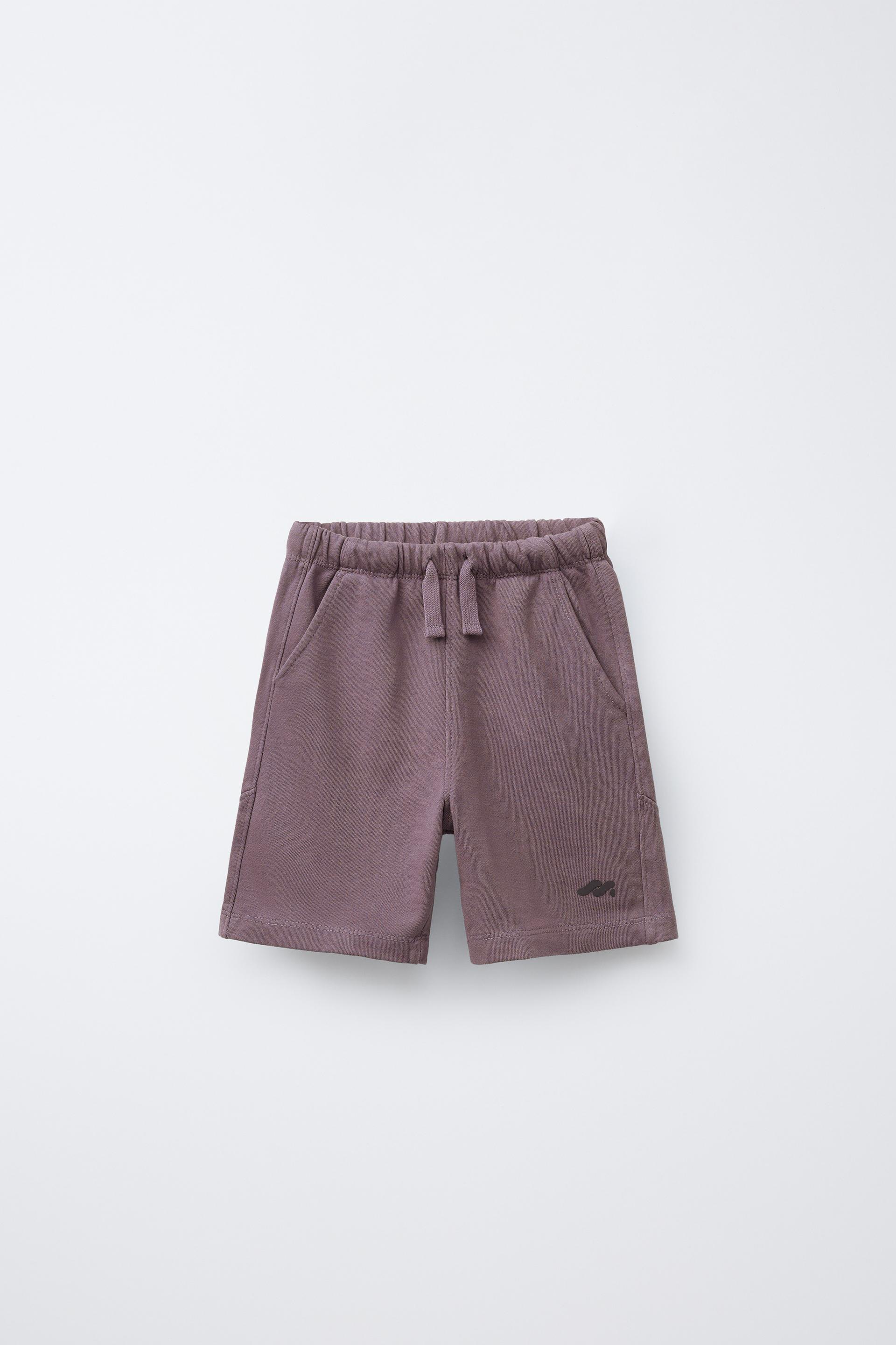 PLUSH LOGO SHORTS by ZARA