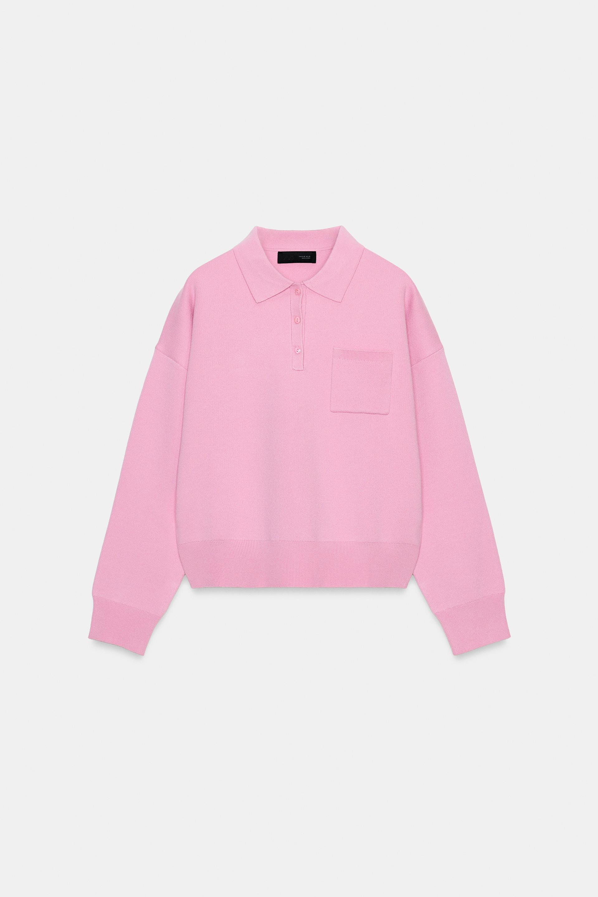 POCKET KNIT POLO SHIRT by ZARA