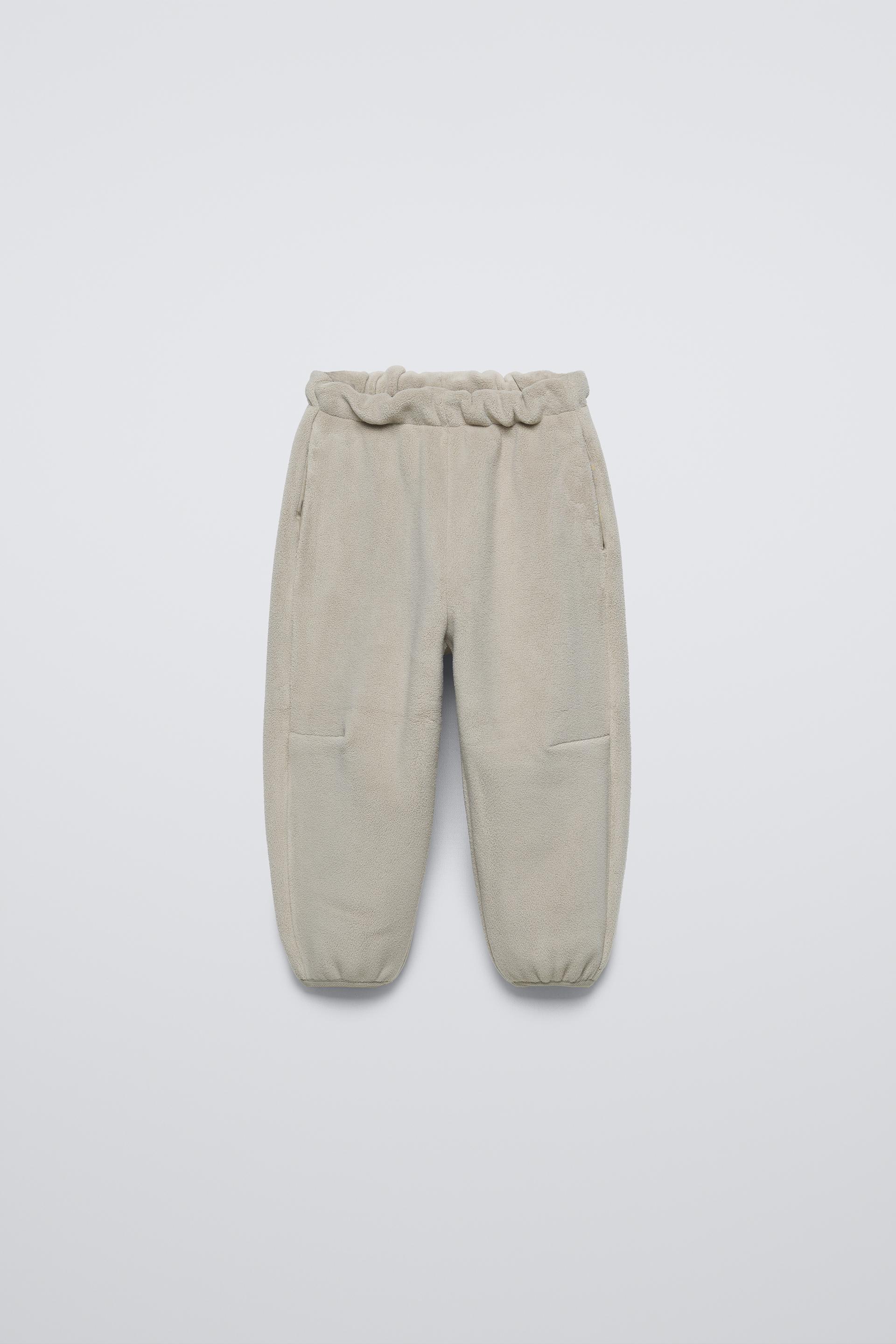 POLAR FLEECE JOGGER PANTS by ZARA