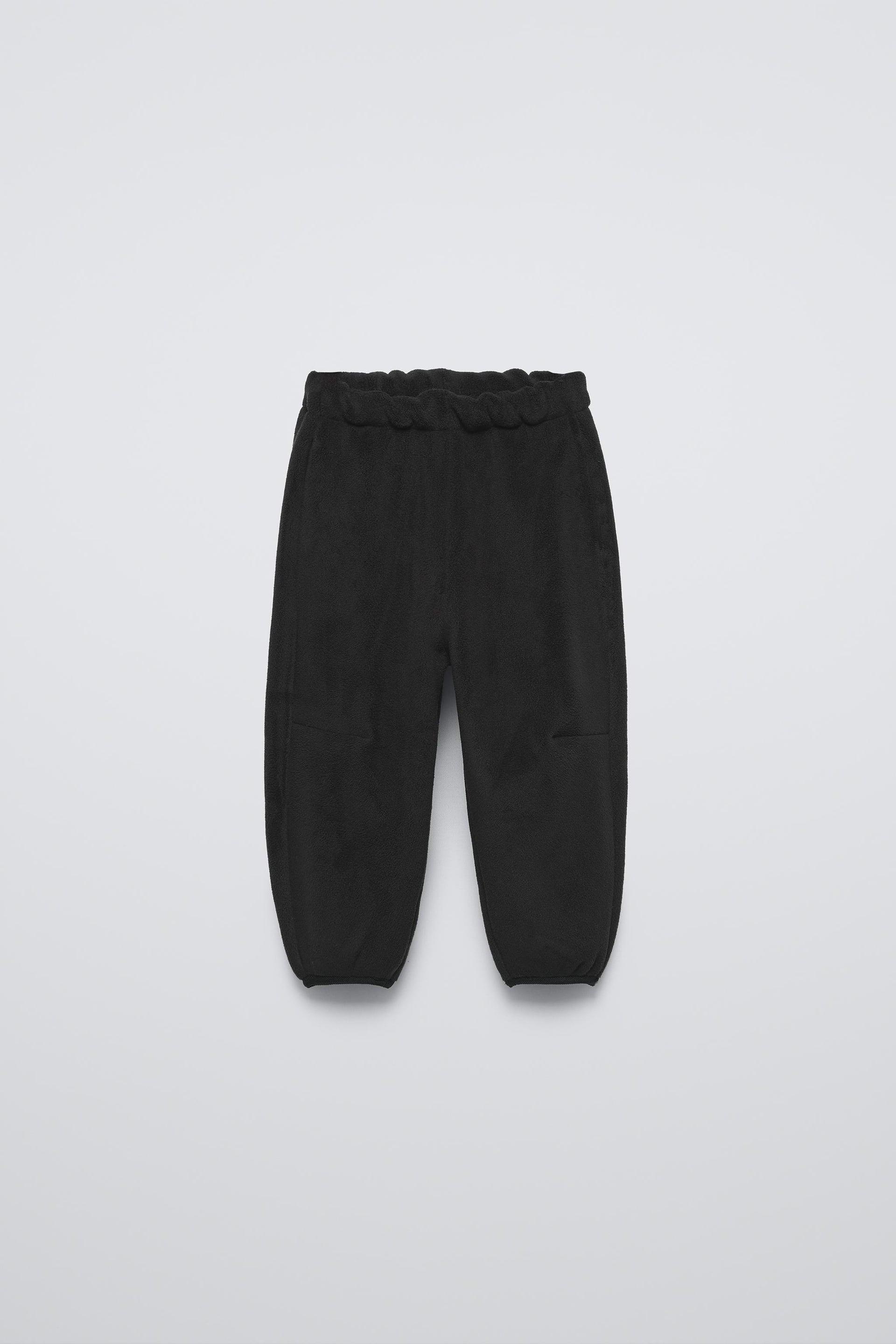 POLAR FLEECE JOGGER PANTS by ZARA