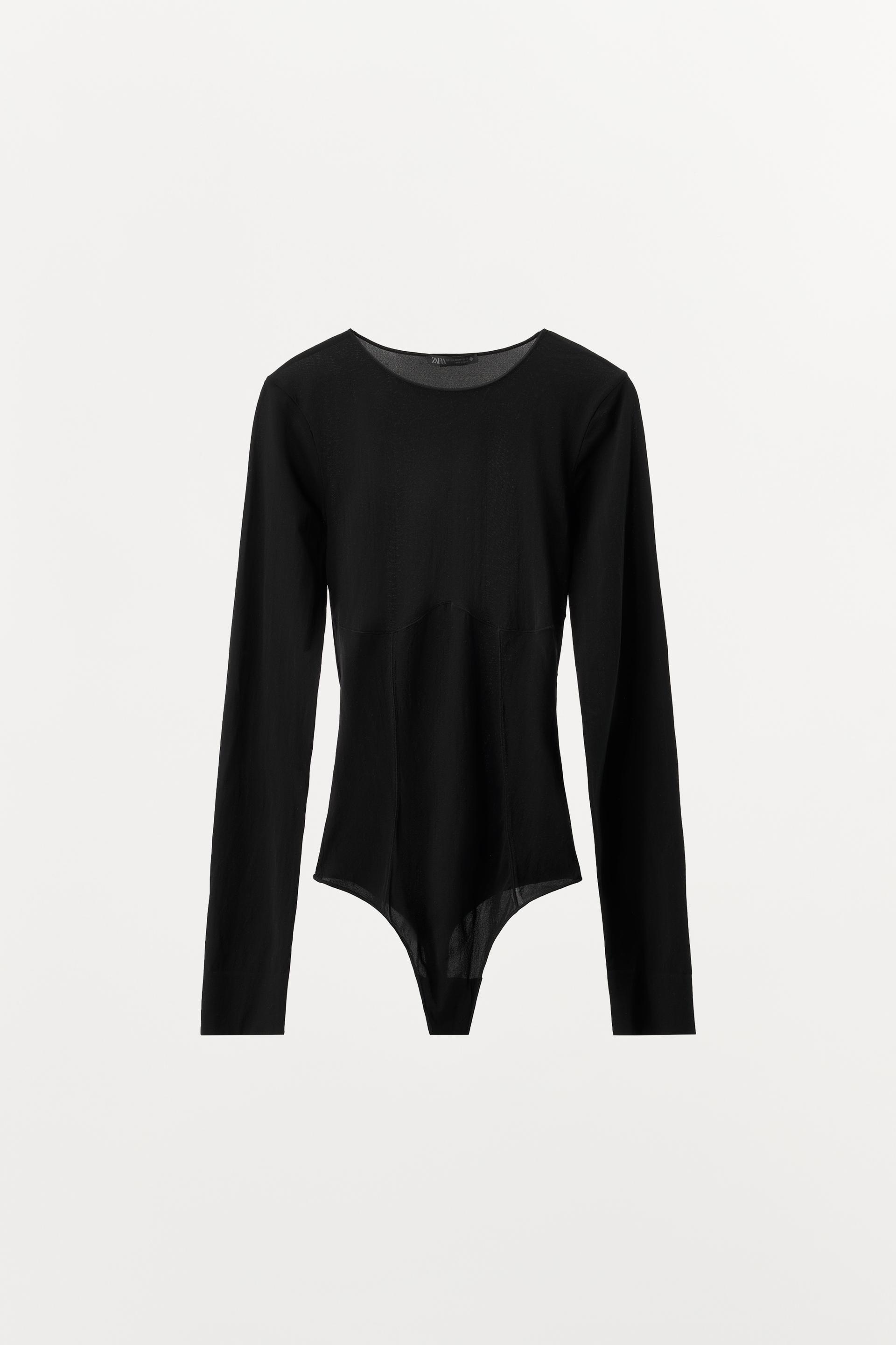 POLIAMIDE TIGHTS BODYSUIT by ZARA