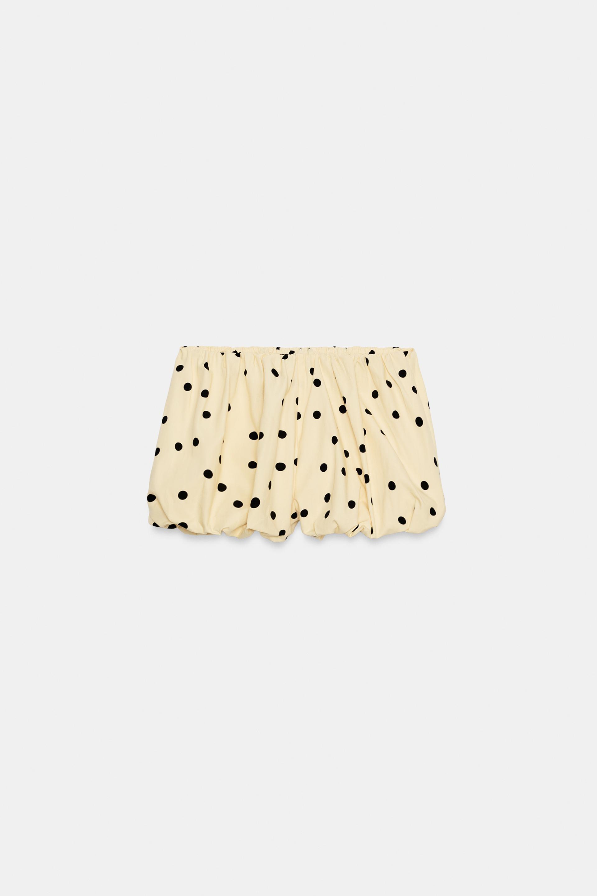 POLKA DOT BALLOON SHORTS by ZARA
