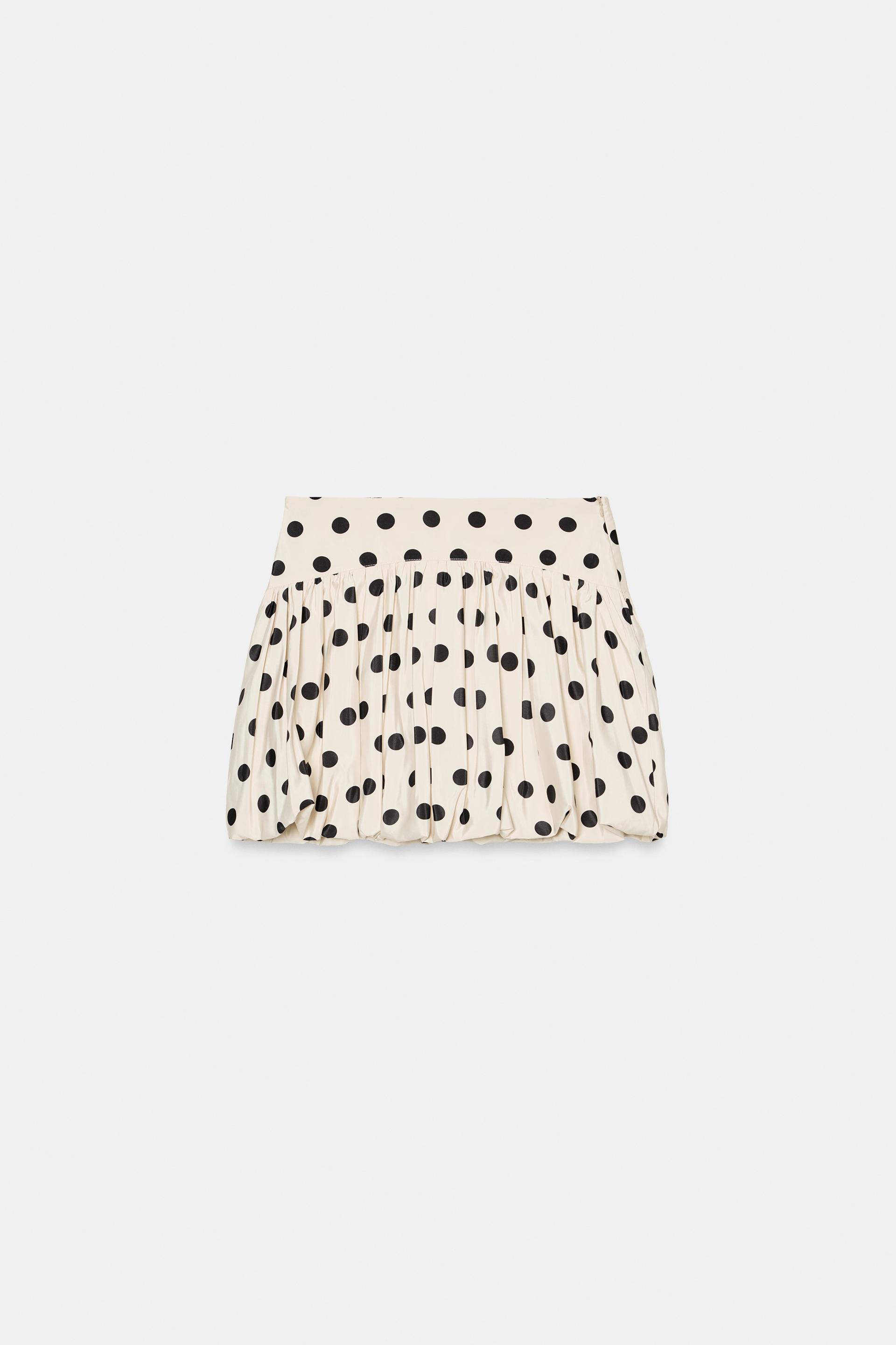 POLKA DOT BALLOON SKORT by ZARA