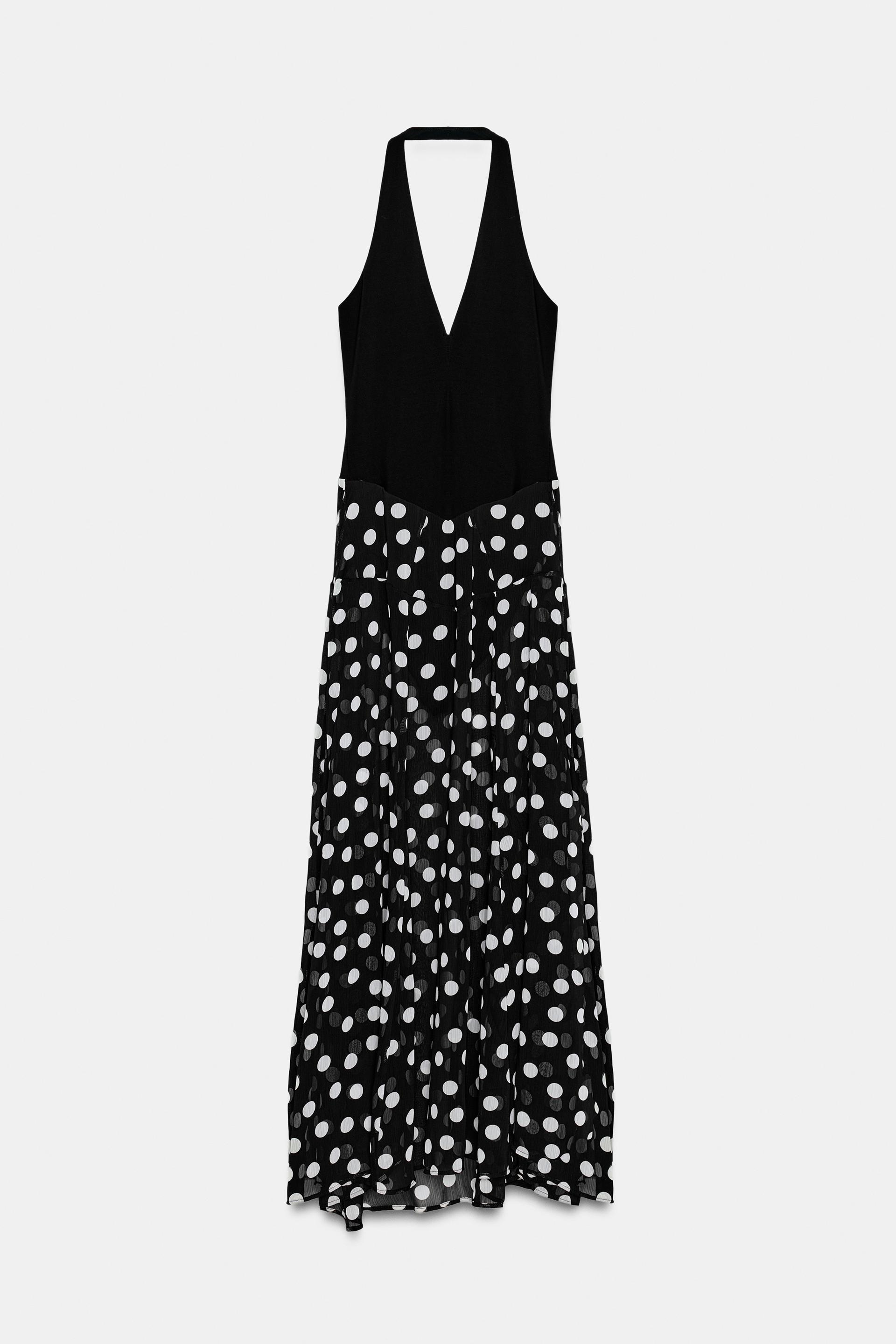 POLKA DOT COMBINATION DRESS by ZARA