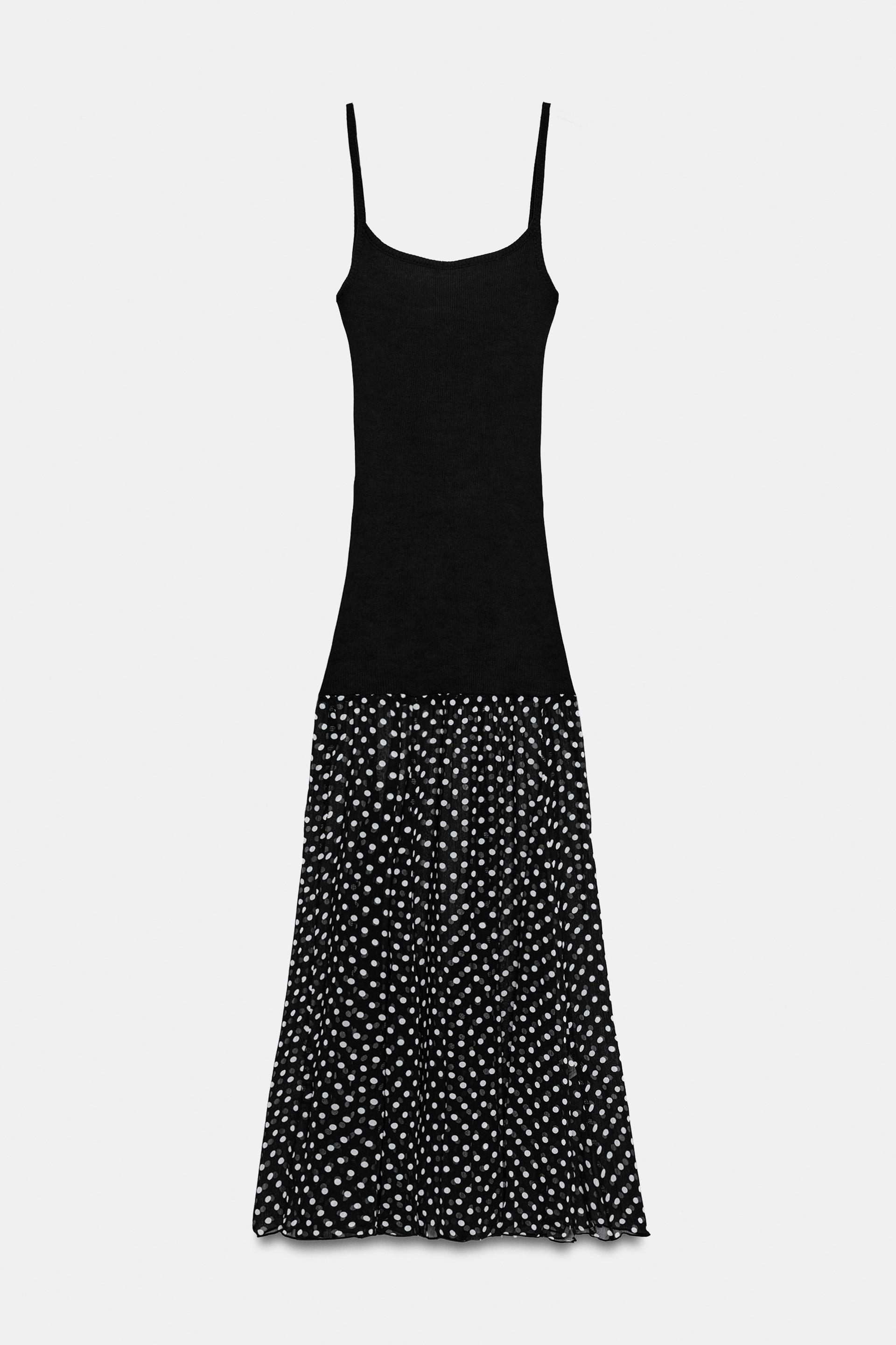 POLKA DOT COMBINATION DRESS by ZARA