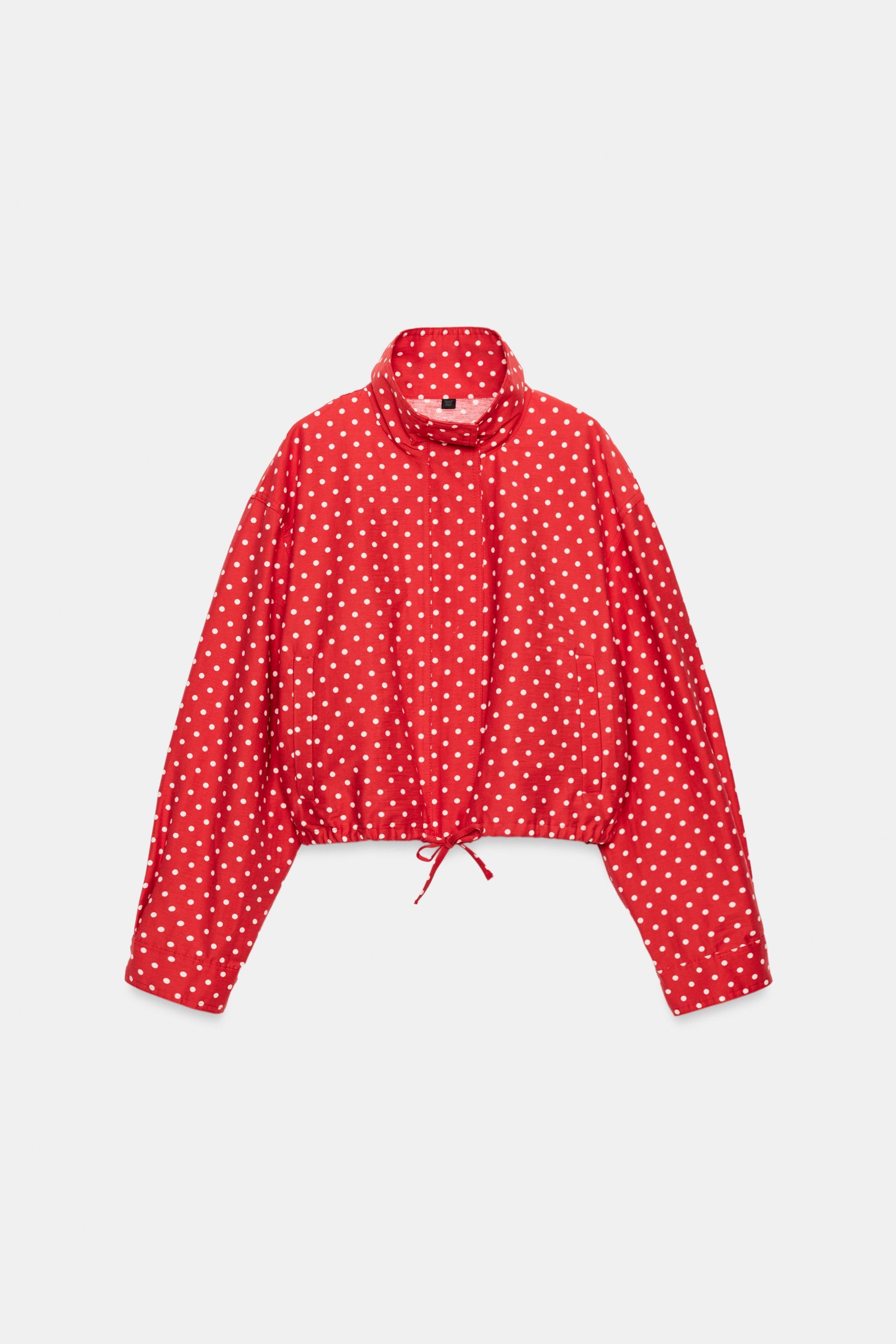POLKA DOT PUFFER JACKET by ZARA