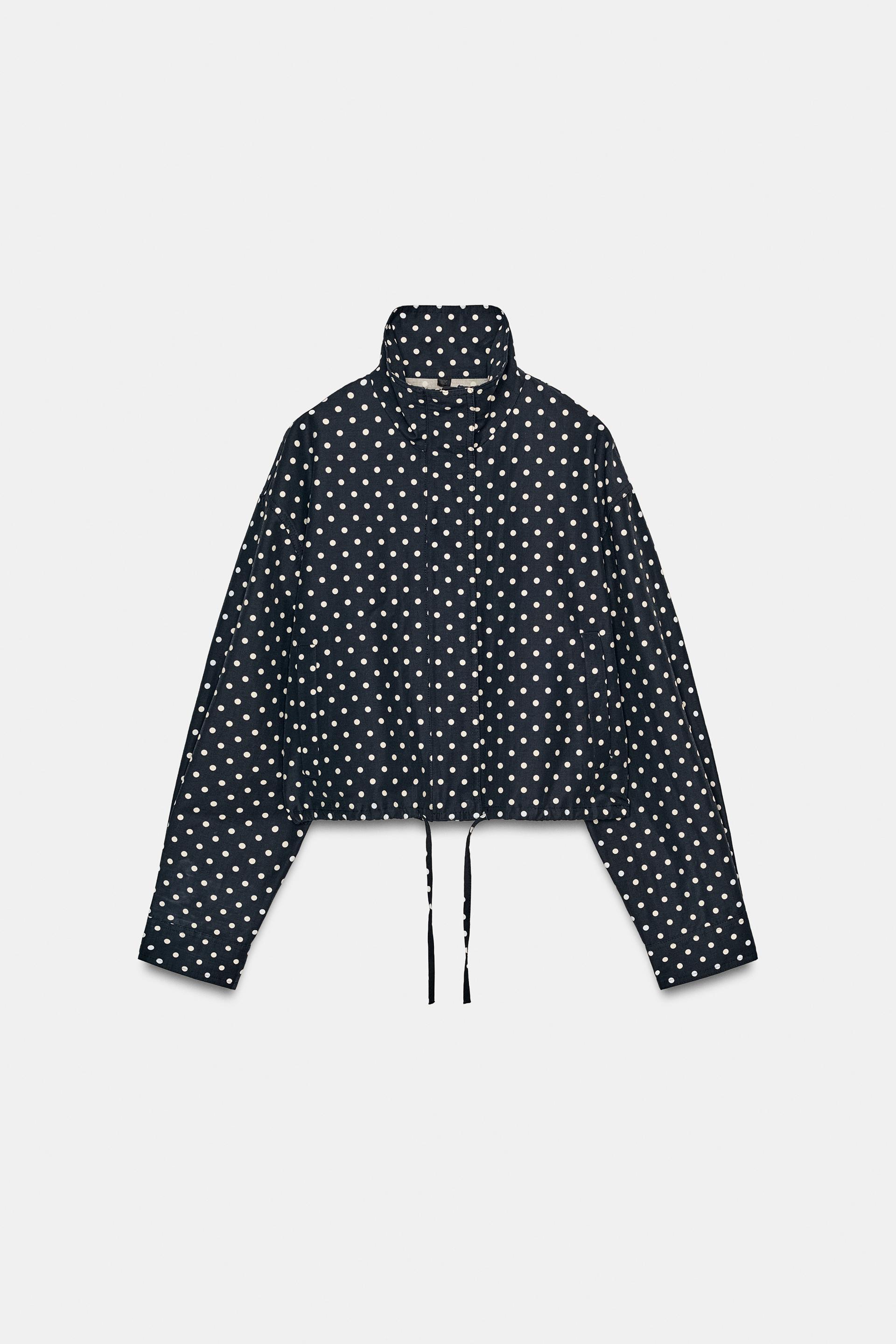 POLKA DOT PUFFER JACKET by ZARA