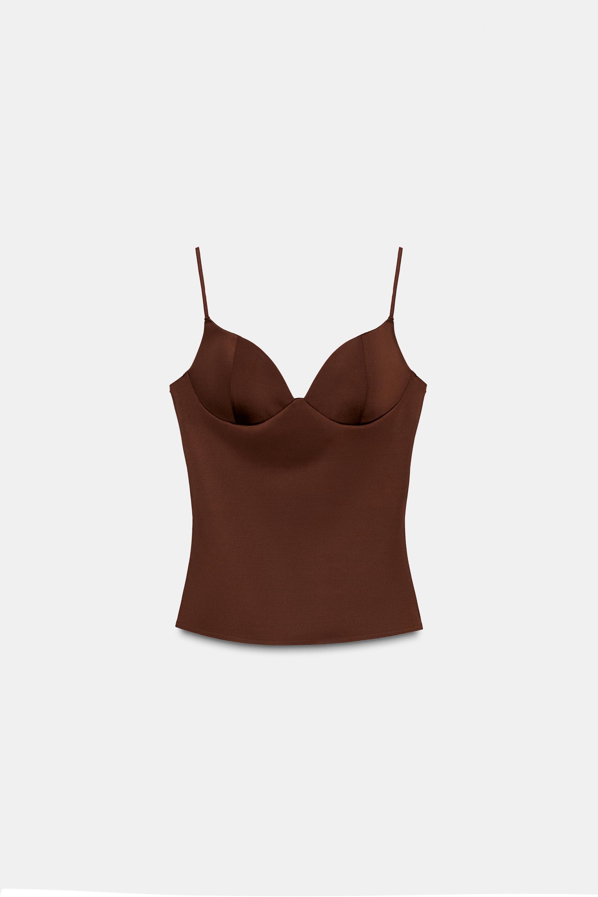 POLYAMIDE BLEND TOP by ZARA