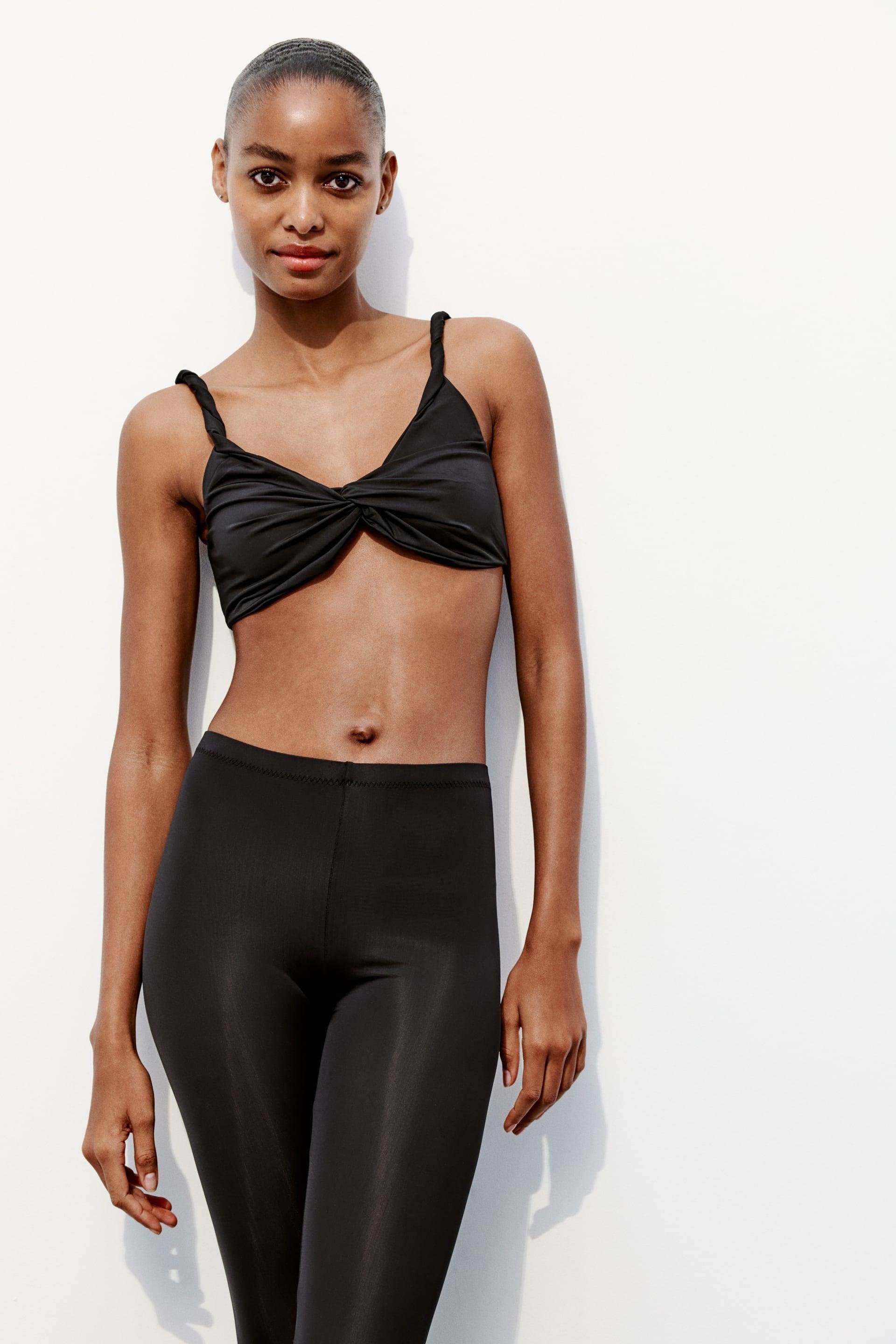 POLYAMIDE KNOTTED CROP TOP by ZARA