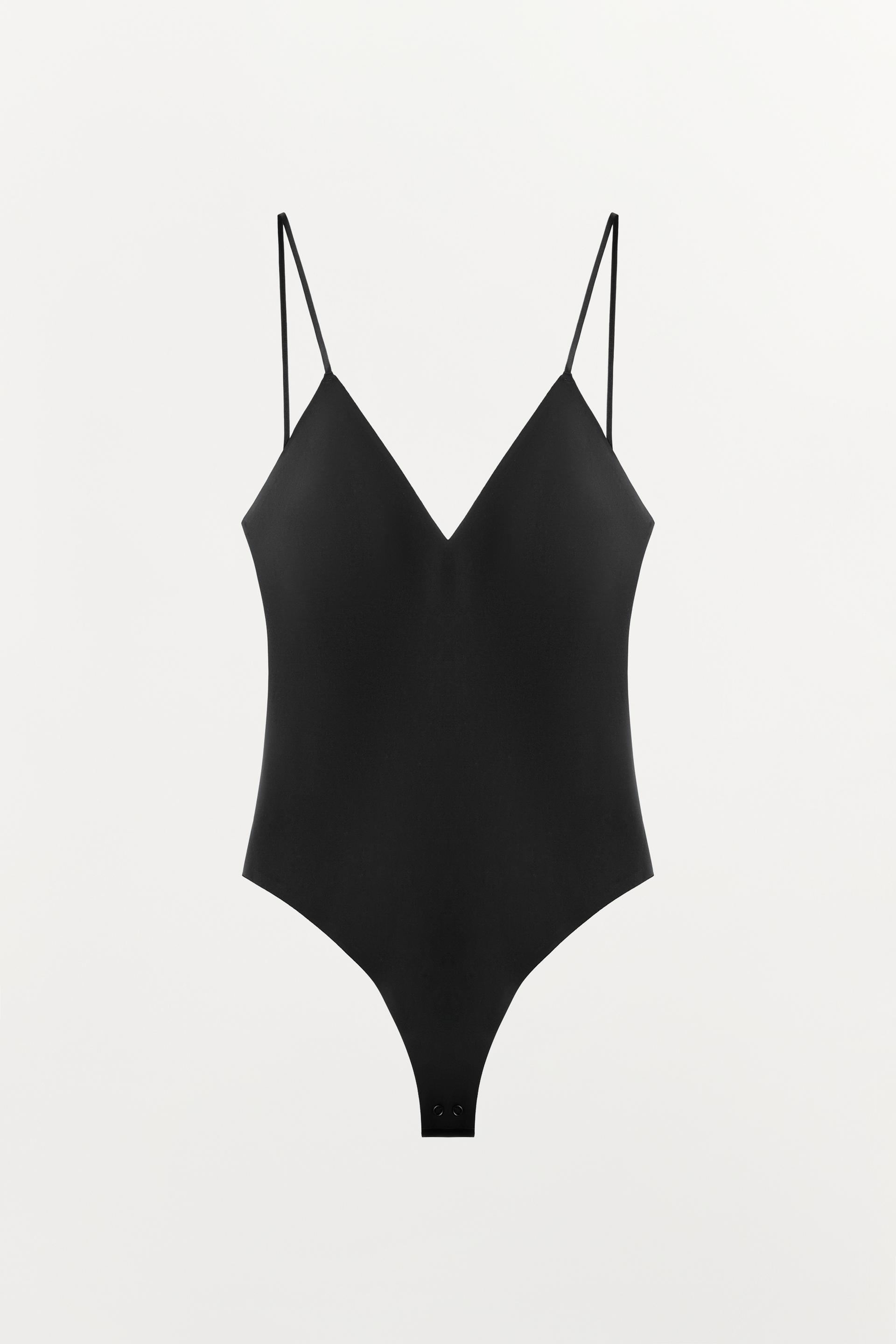 POLYAMIDE STRAPPY BODYSUIT by ZARA