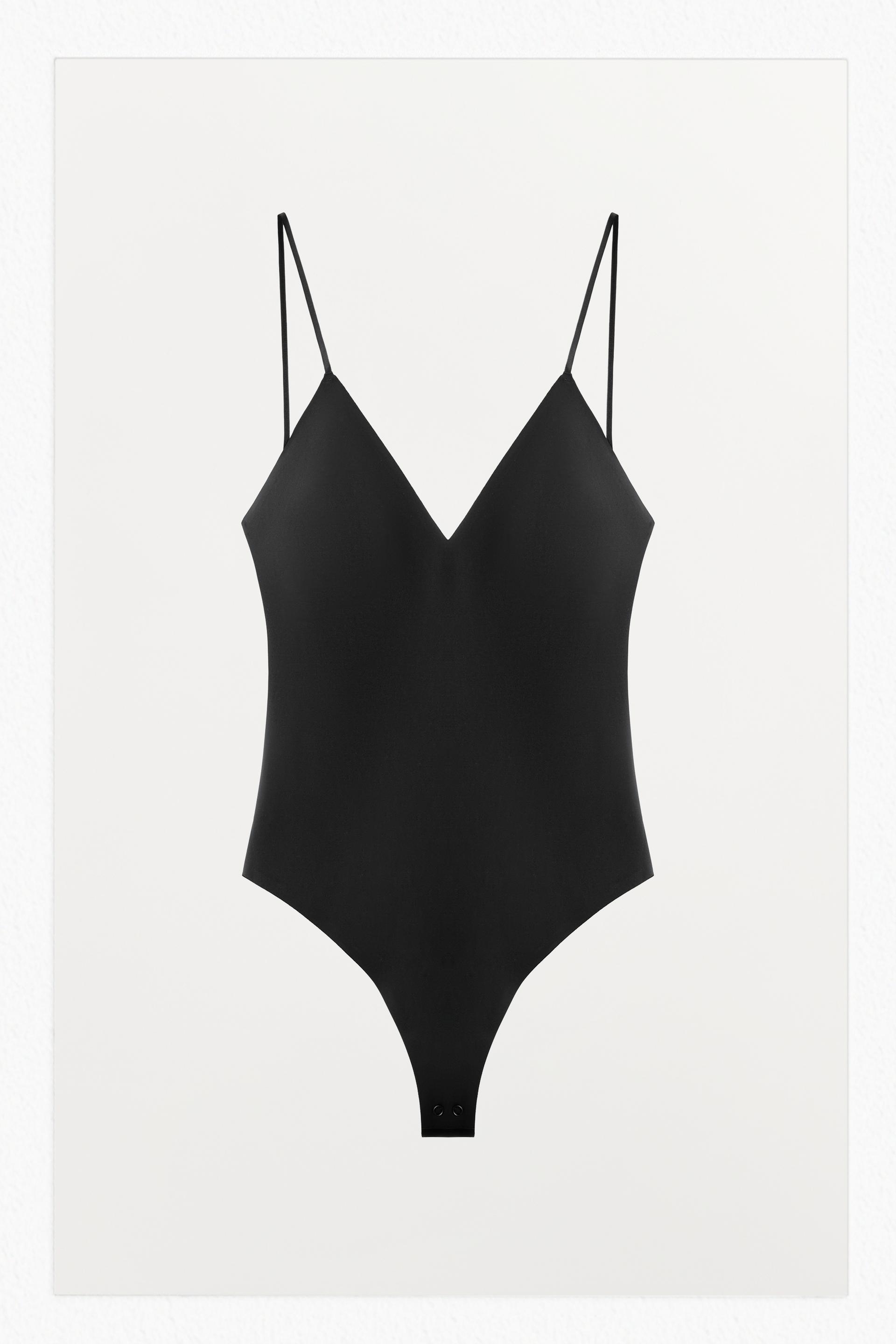 POLYAMIDE STRAPPY BODYSUIT by ZARA