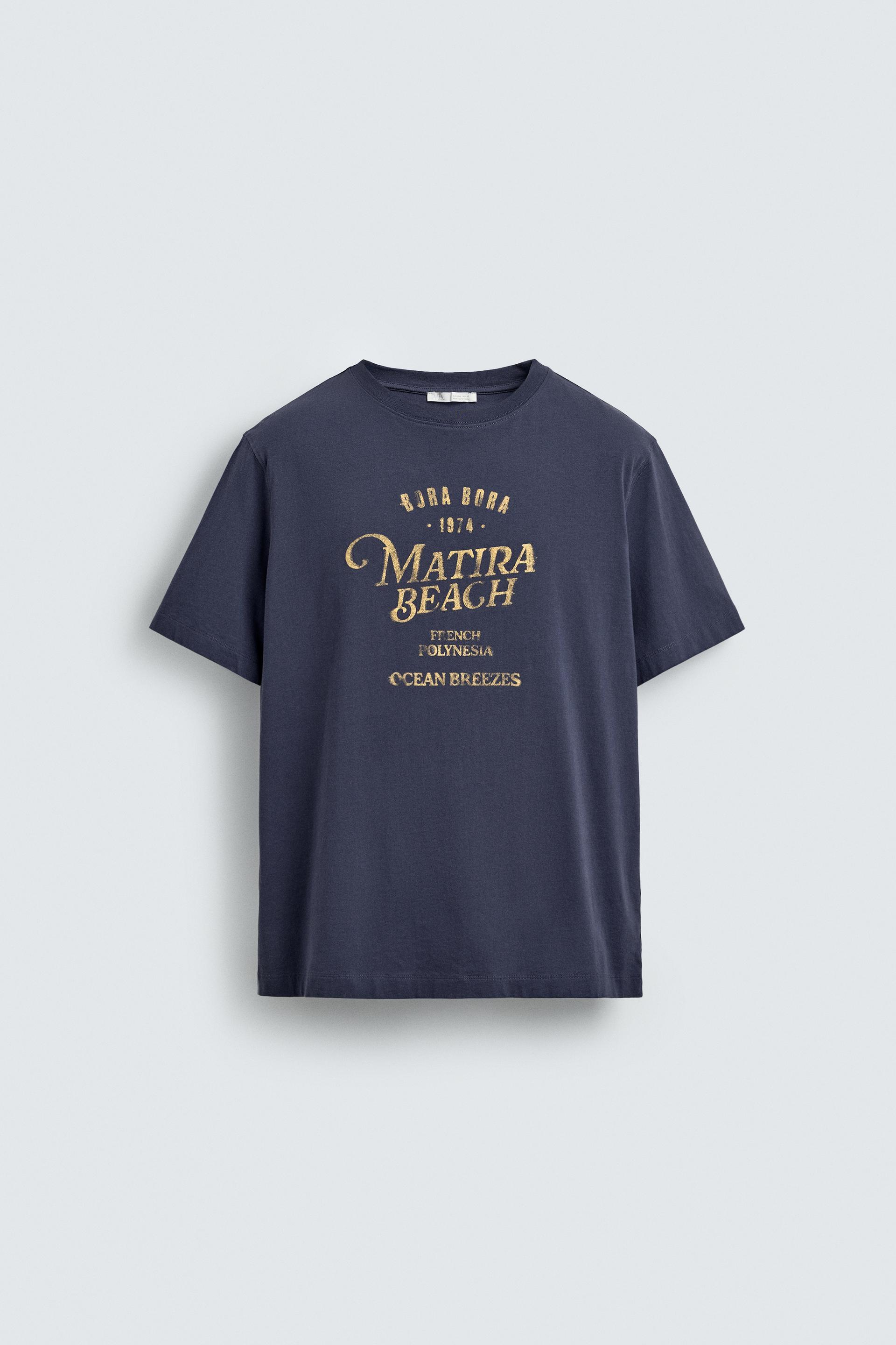 POLYNESIAN GRAPHIC T-SHIRT by ZARA