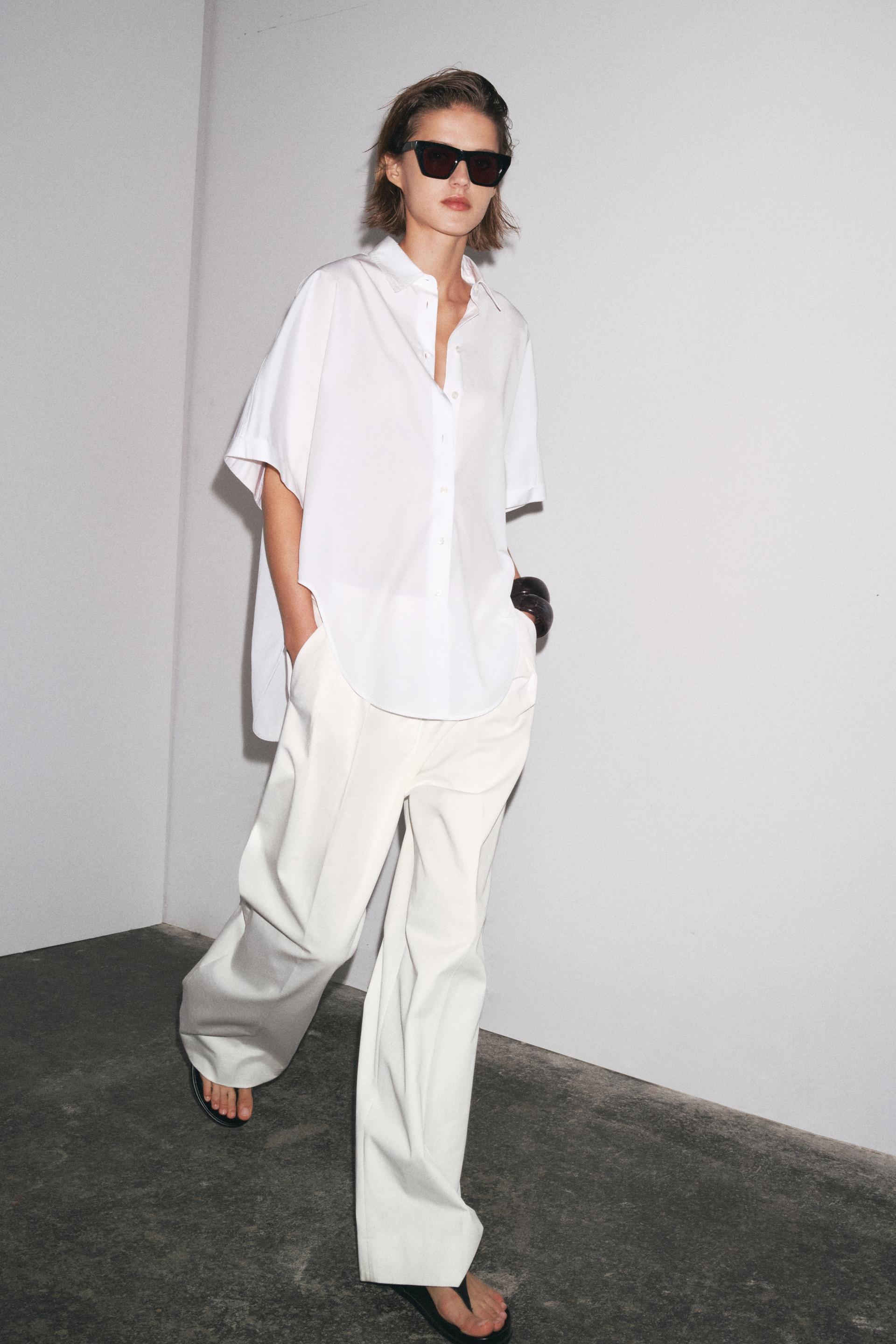 POPLIN SHIRT ZW COLLECTION by ZARA