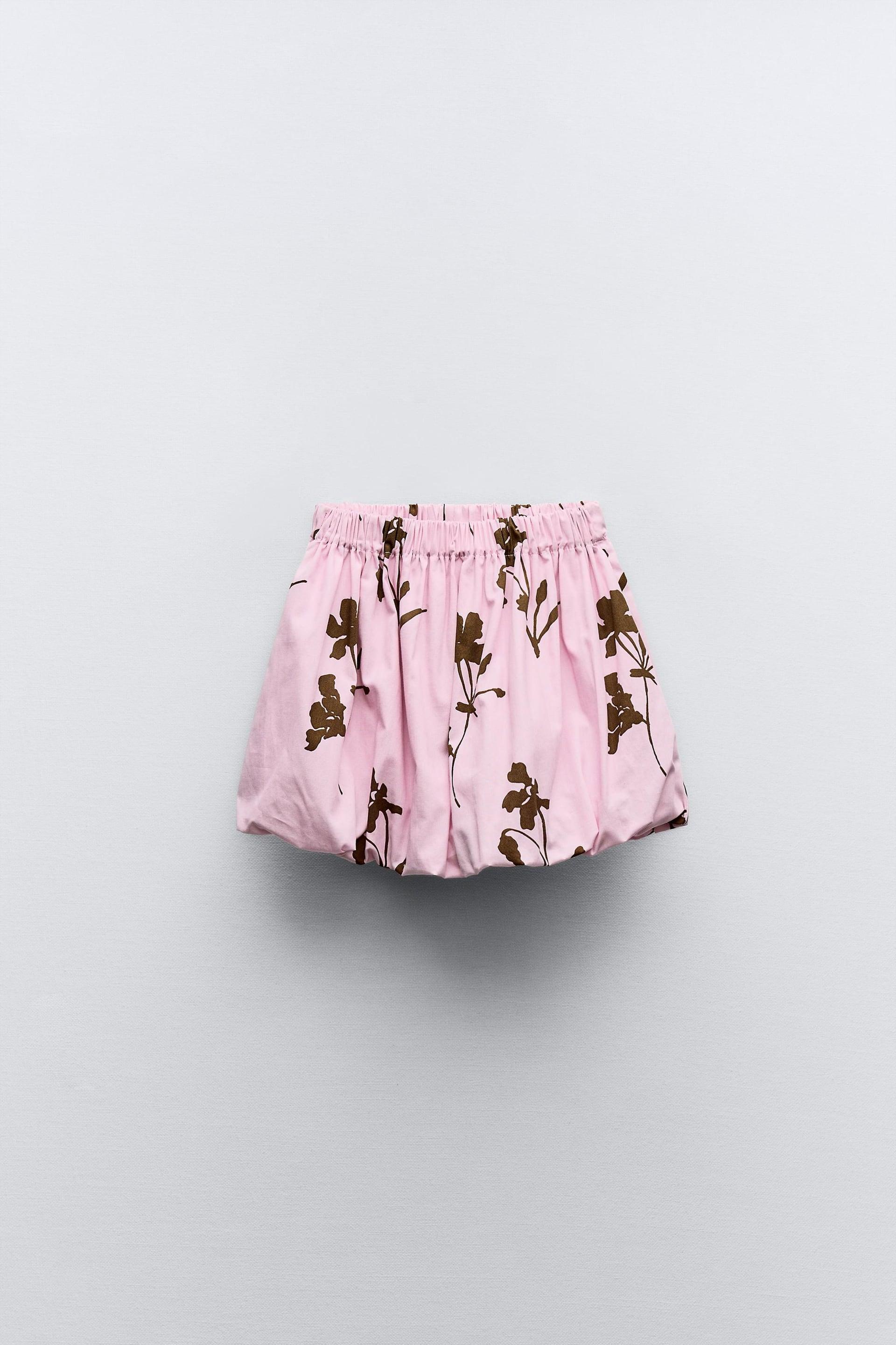 PRINTED BALLOON SKIRT by ZARA