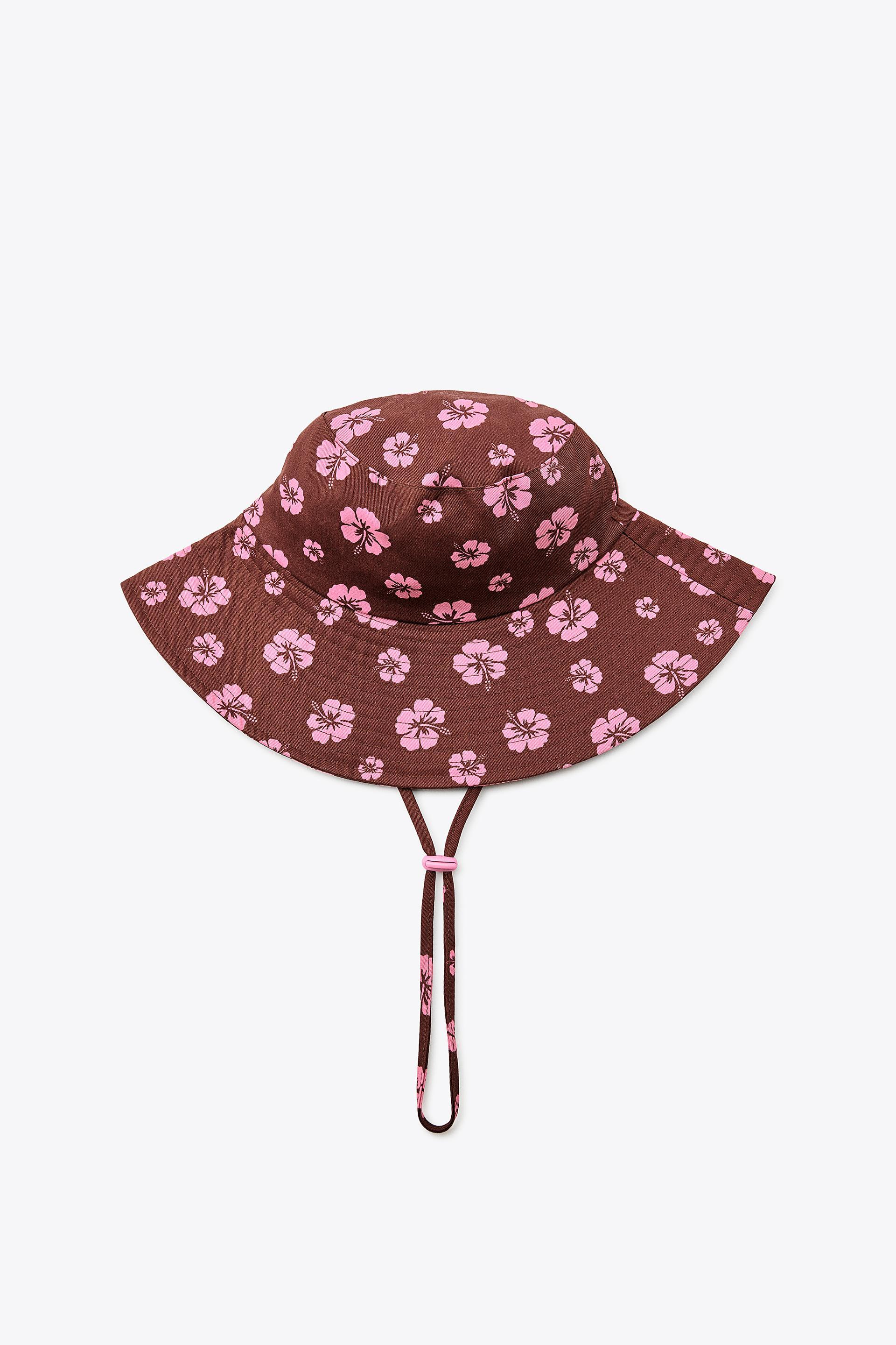PRINTED BUCKET HAT by ZARA
