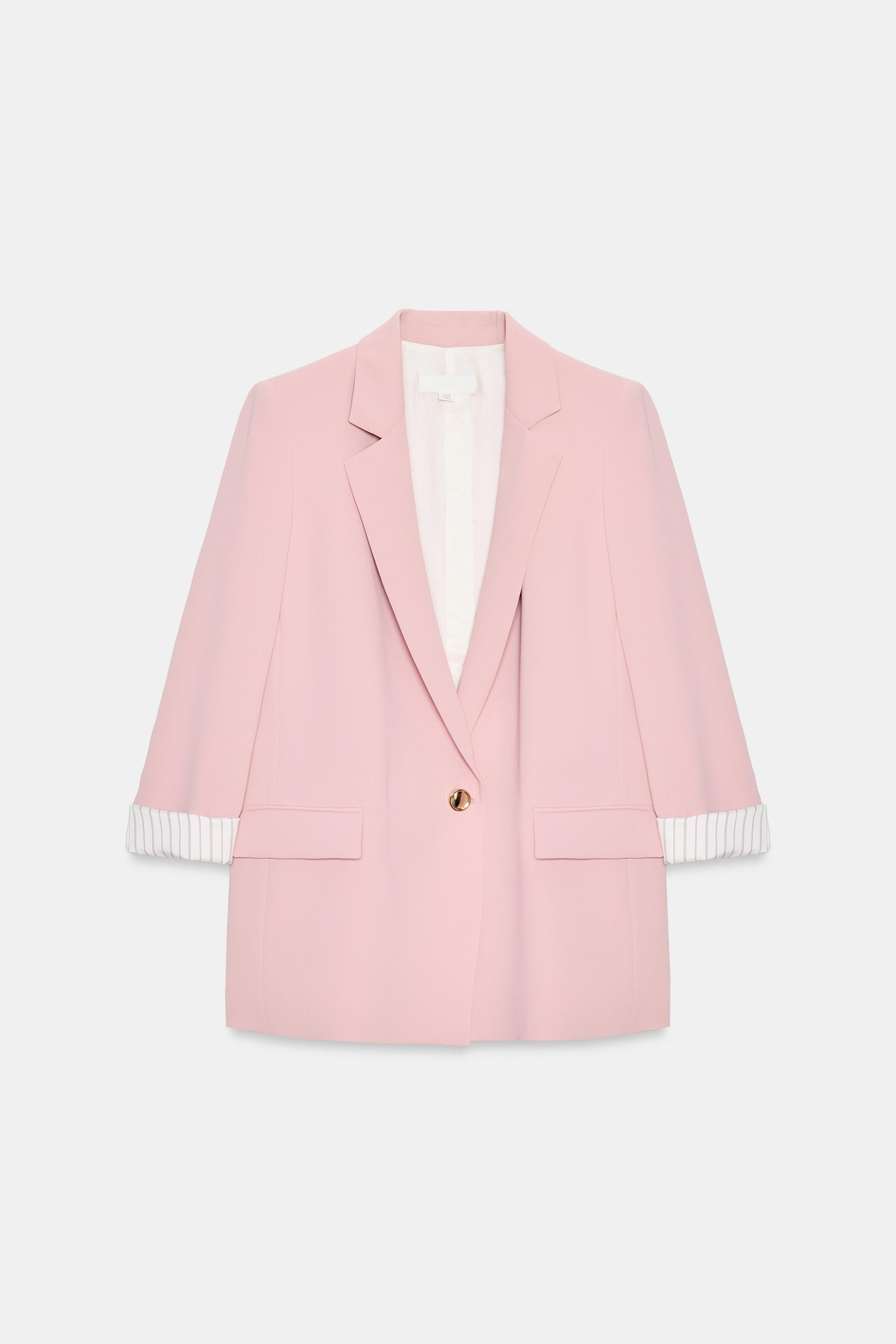 PRINTED CUFF BLAZER by ZARA
