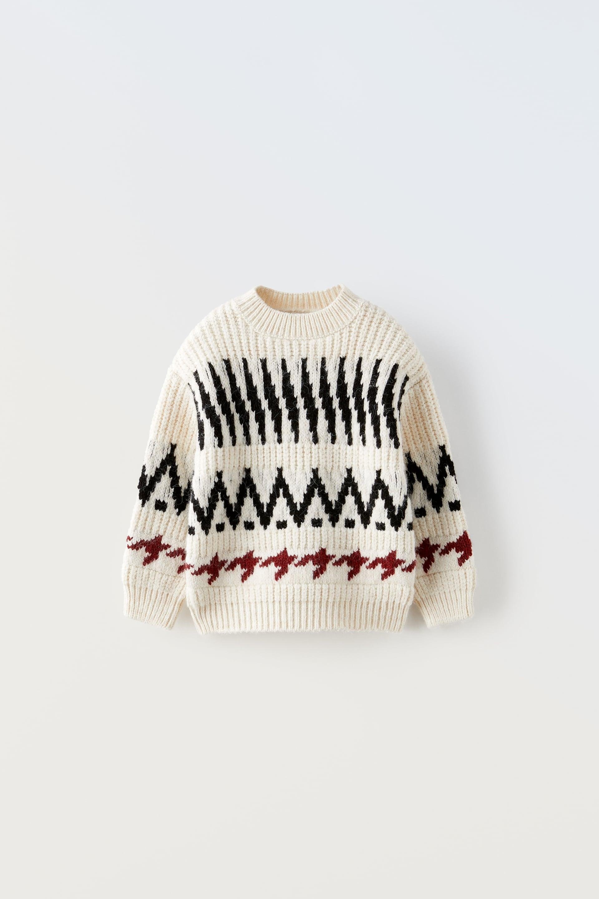 PRINTED KNIT SWEATER SKI COLLECTION by ZARA