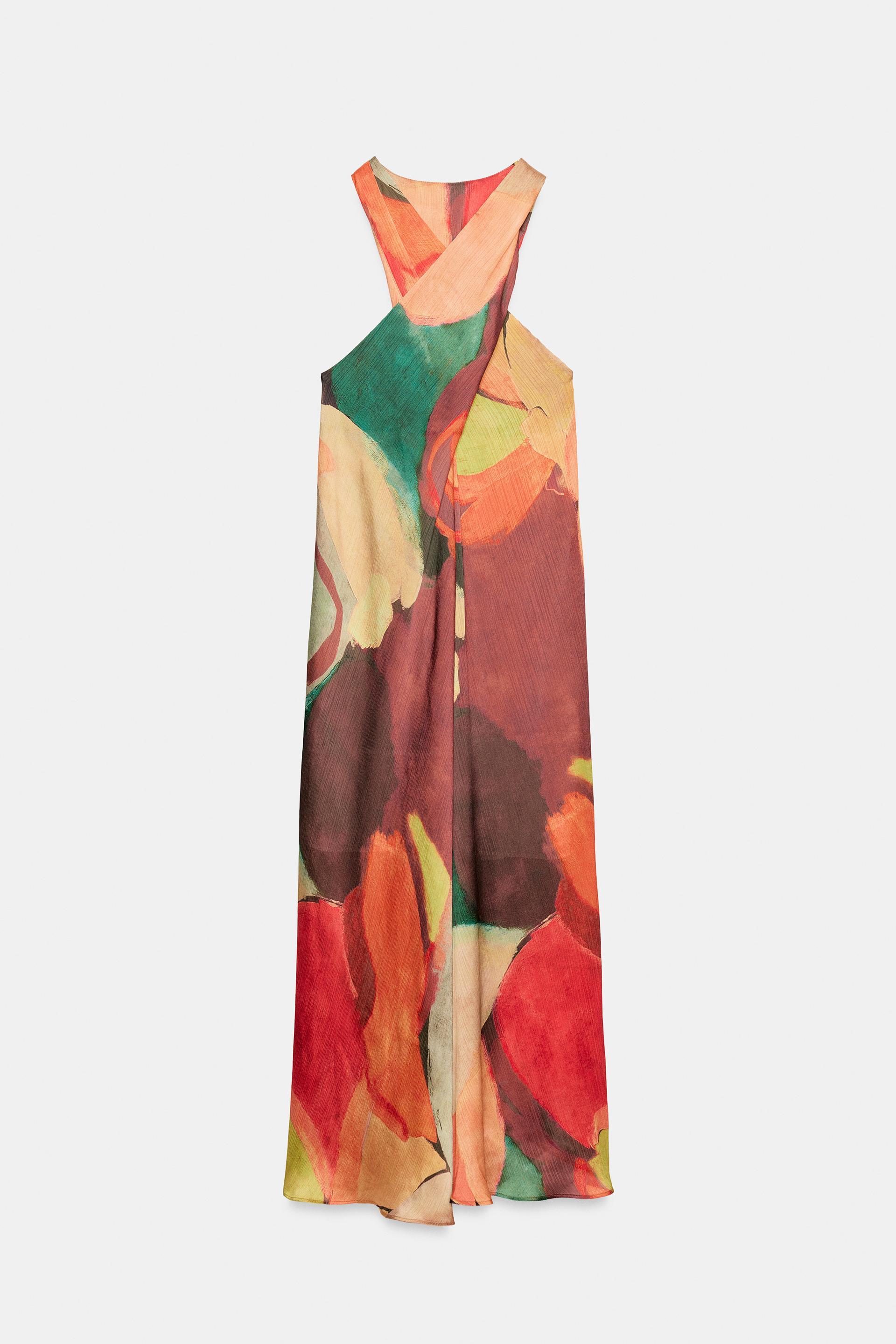 PRINTED MAXI DRESS by ZARA