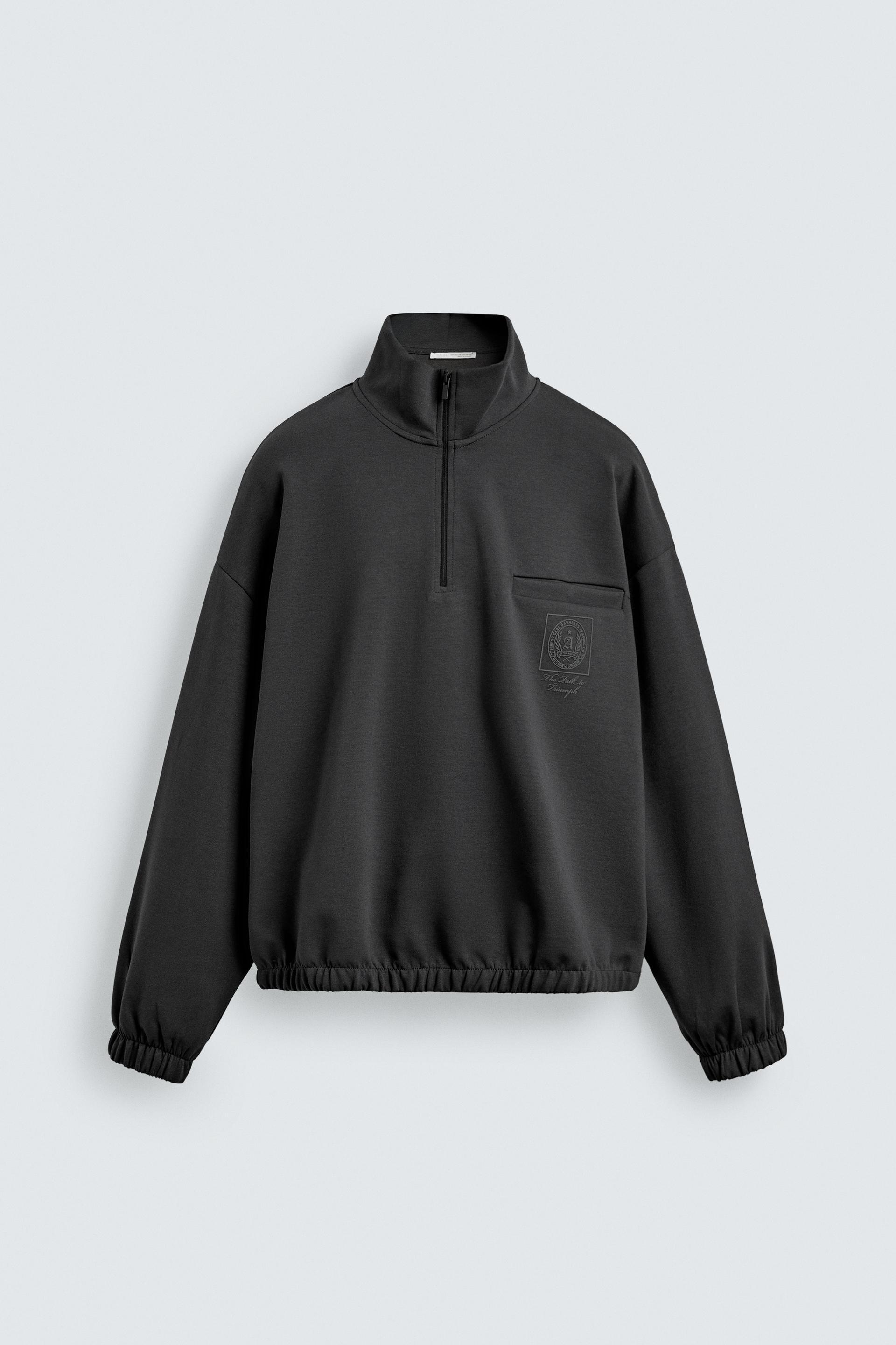 PRINTED SHIELD SWEAT-SHIRT by ZARA