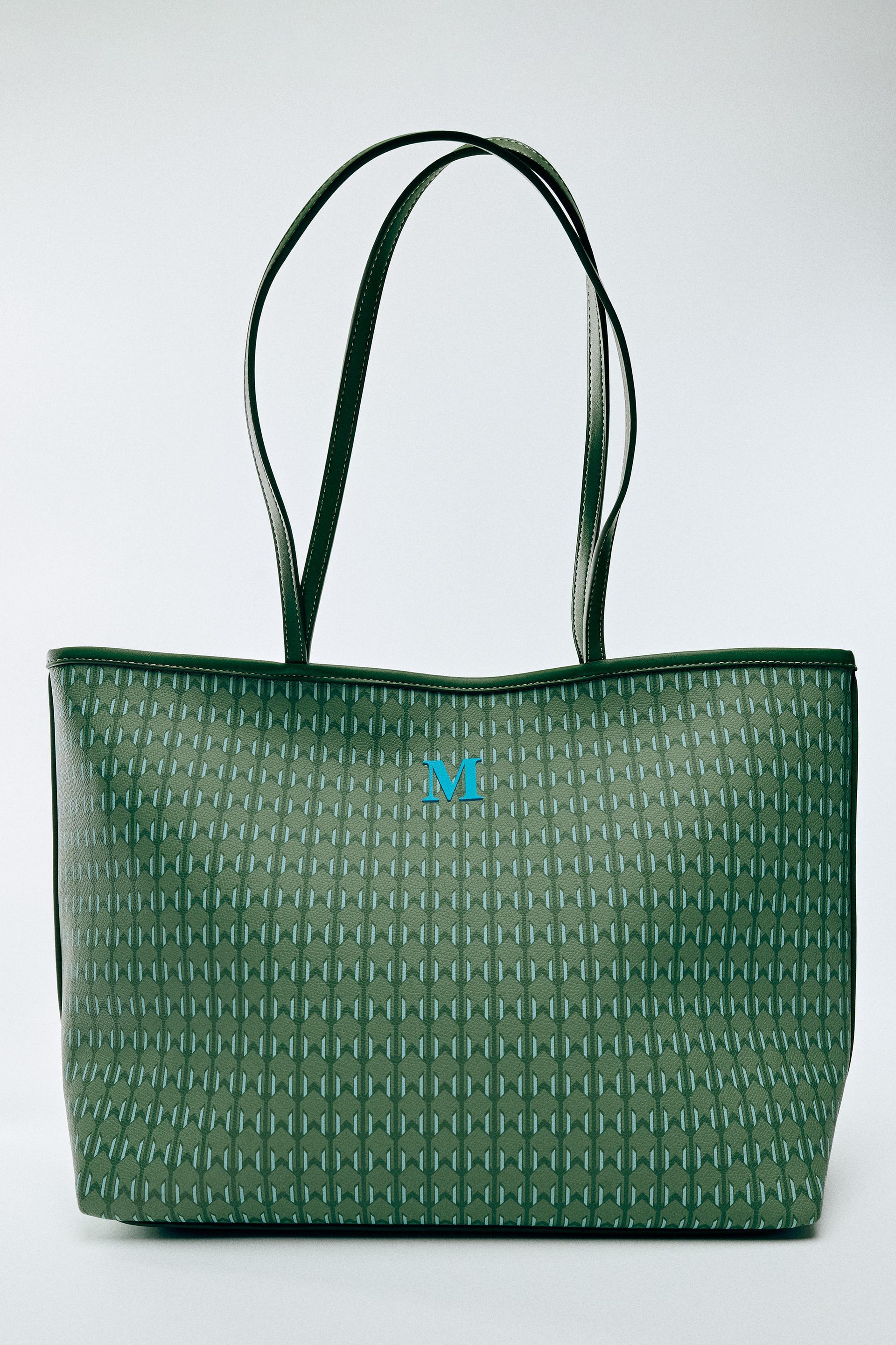 PRINTED SHOPPER SHOULDER BAG by ZARA