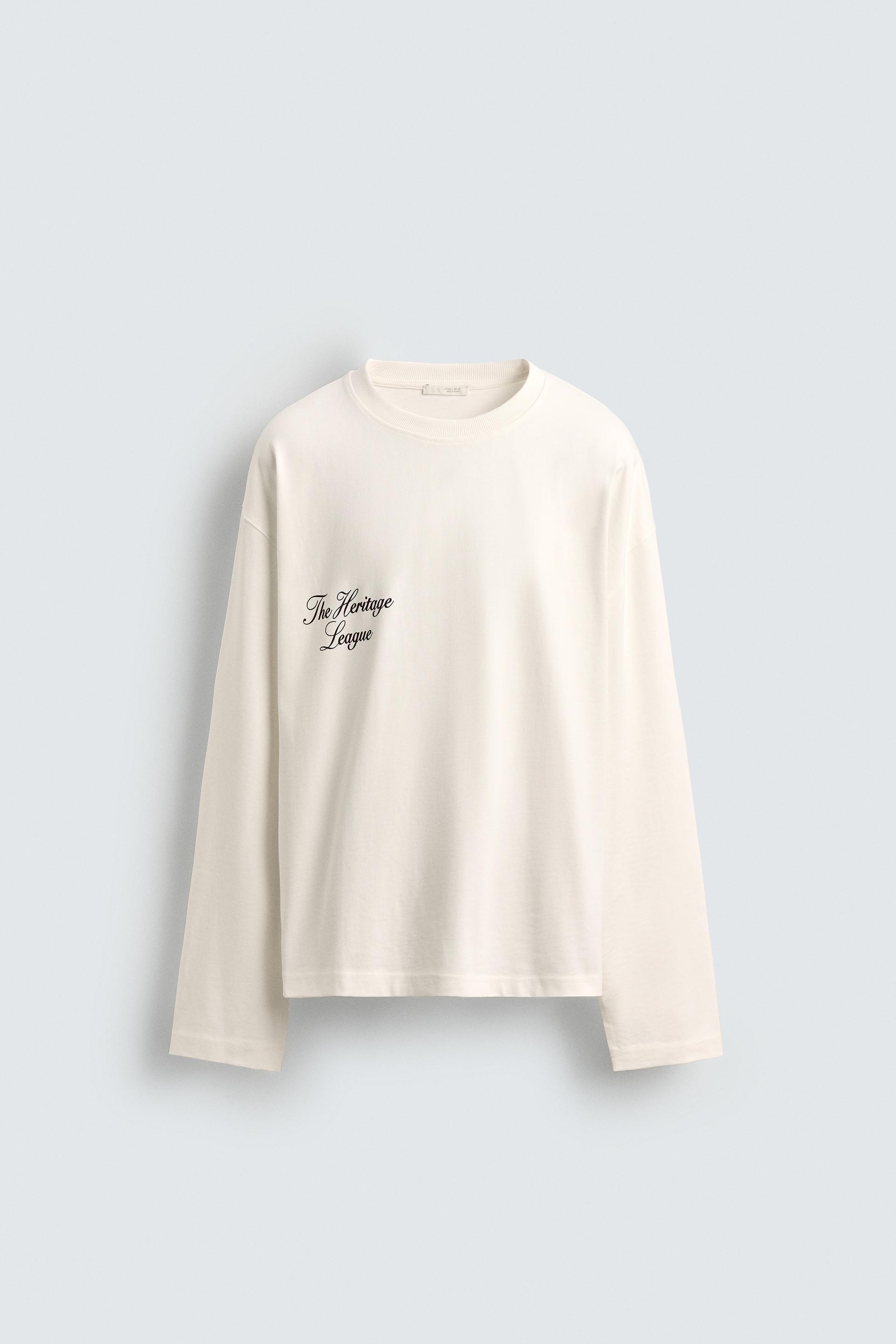 PRINTED TEXT T-SHIRT by ZARA