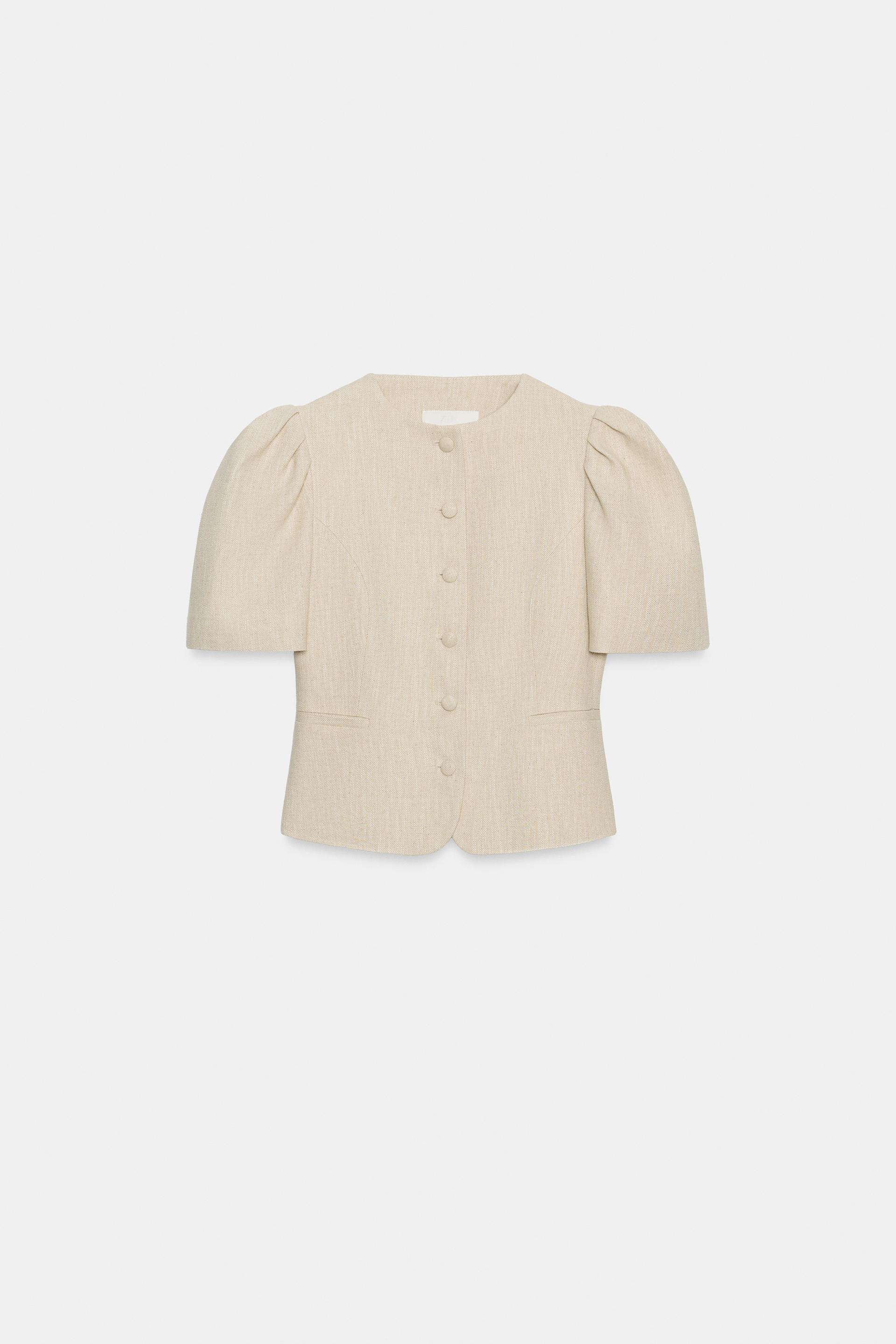 PUFF SLEEVE BLAZER by ZARA
