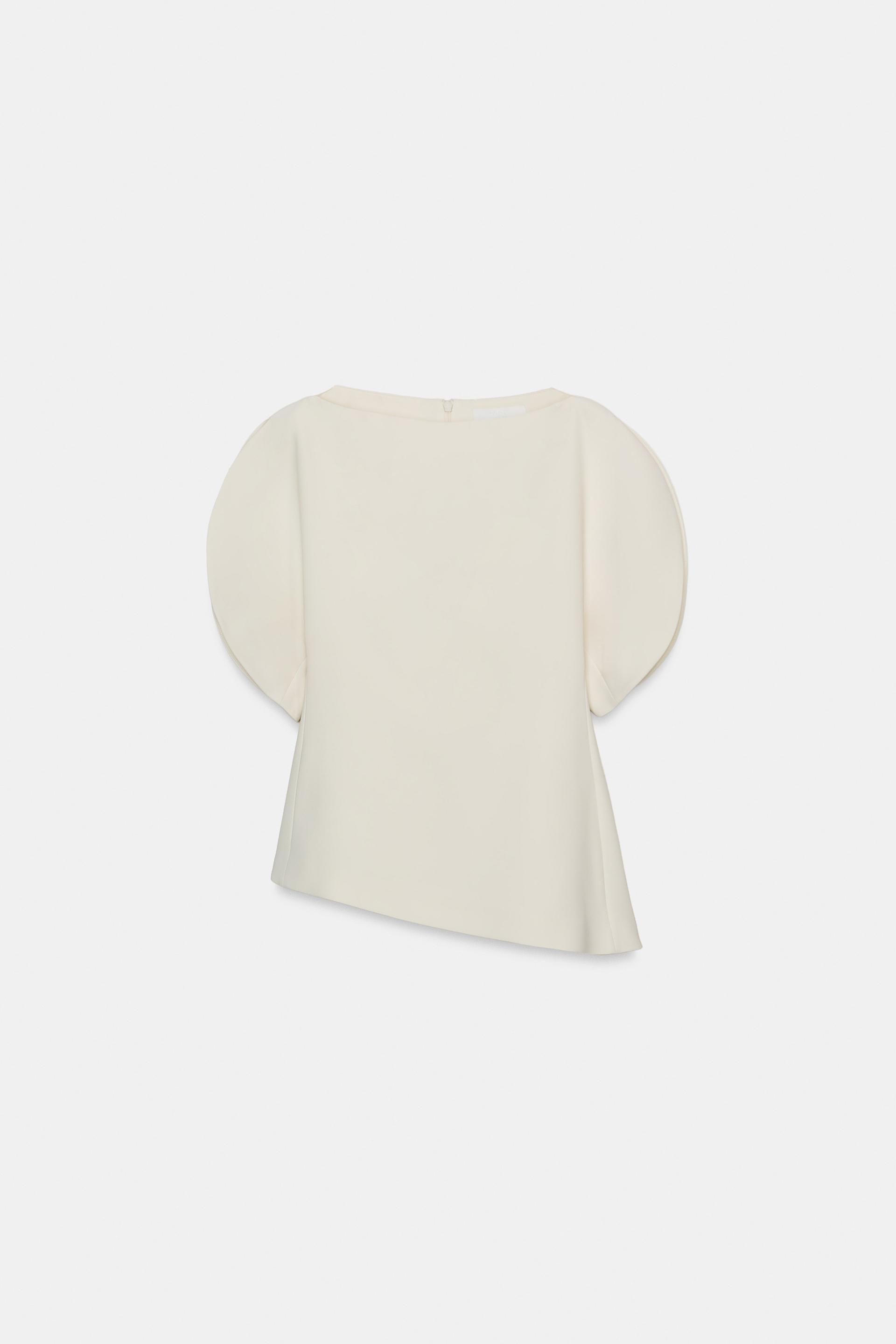 PUFF SLEEVE TOP ZW COLLECTION by ZARA