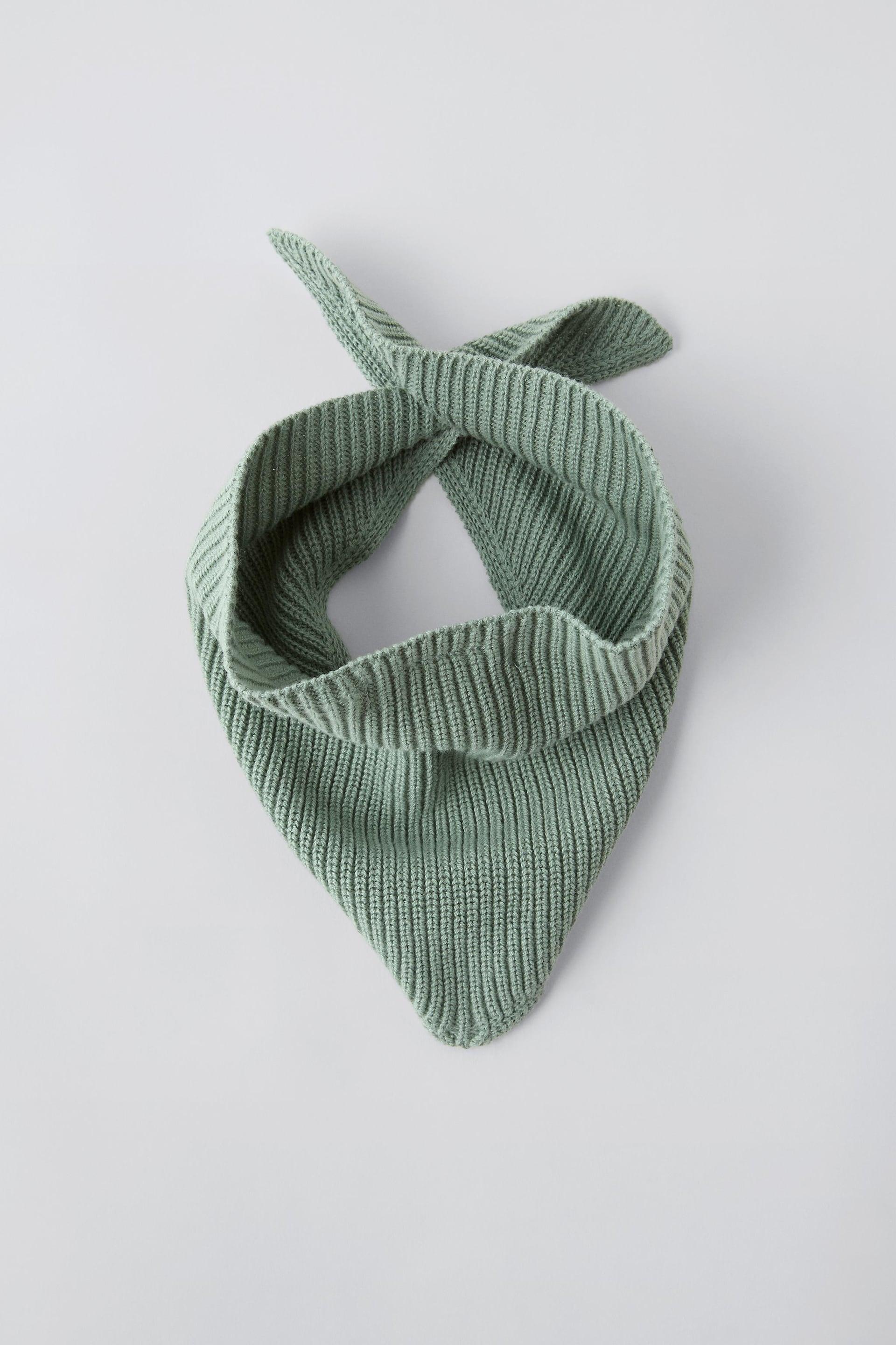 PURL STITCH KNIT BANDANA by ZARA