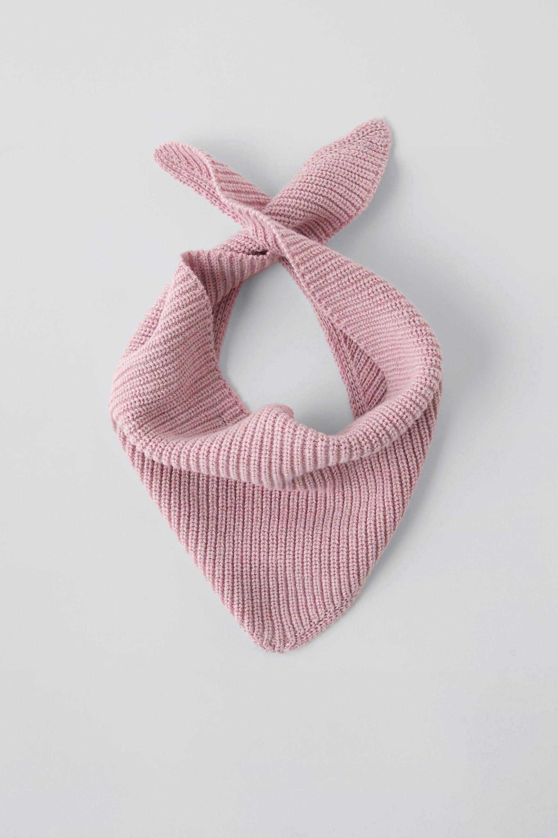 PURL STITCH KNIT BANDANA by ZARA