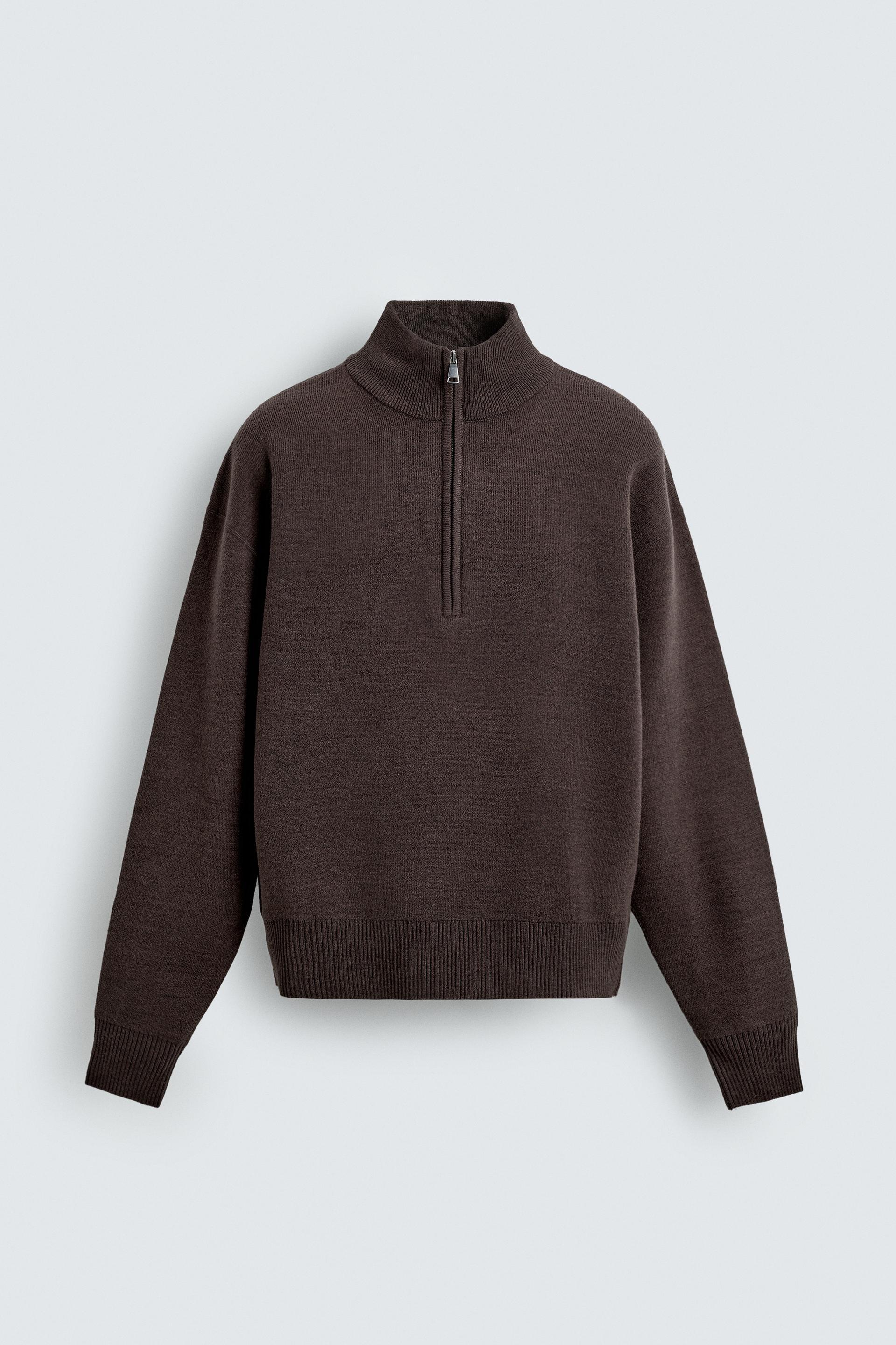 QUARTER-ZIP JUMPER by ZARA