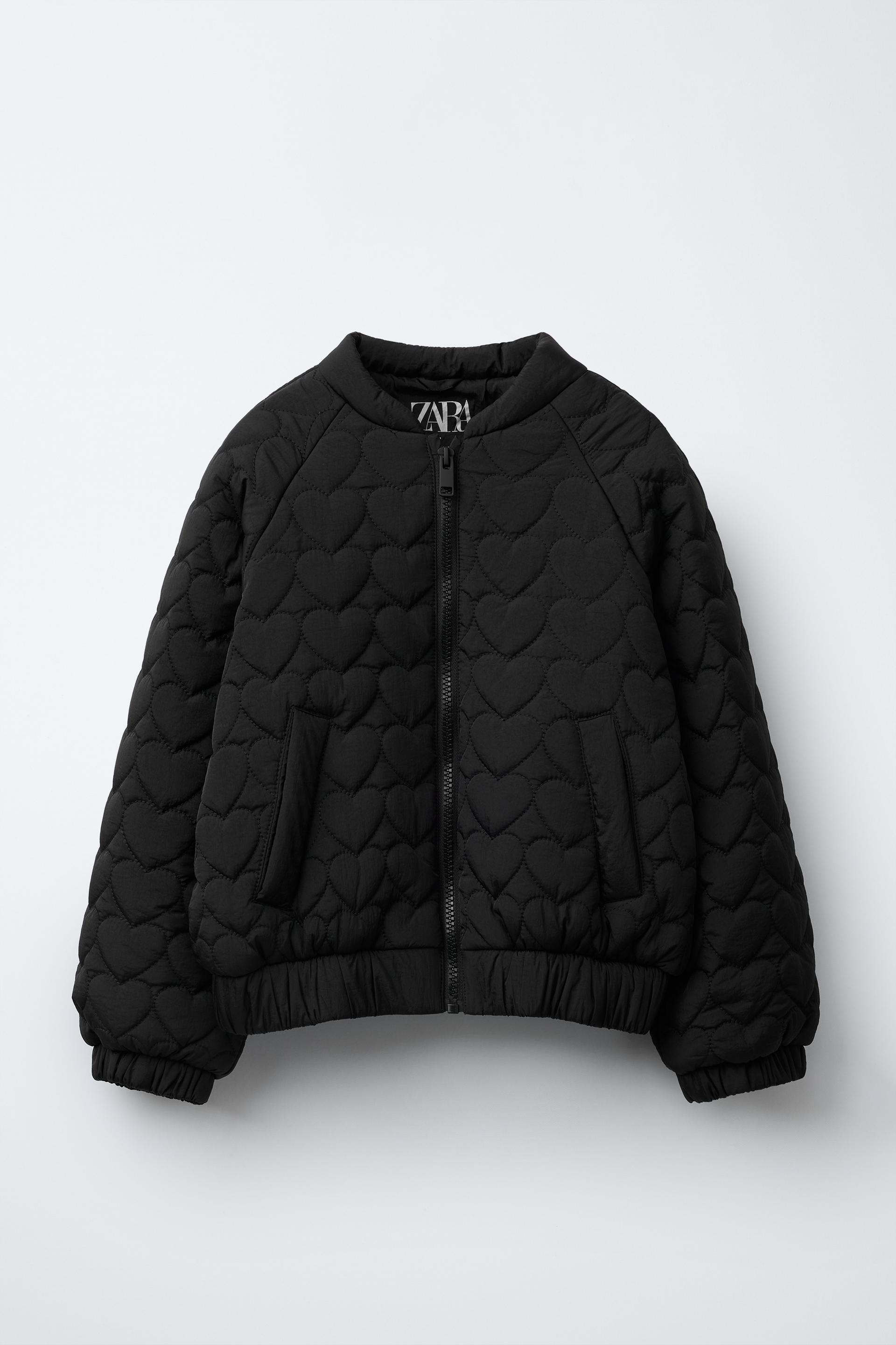 QUILTED HEART BOMBER JACKET by ZARA