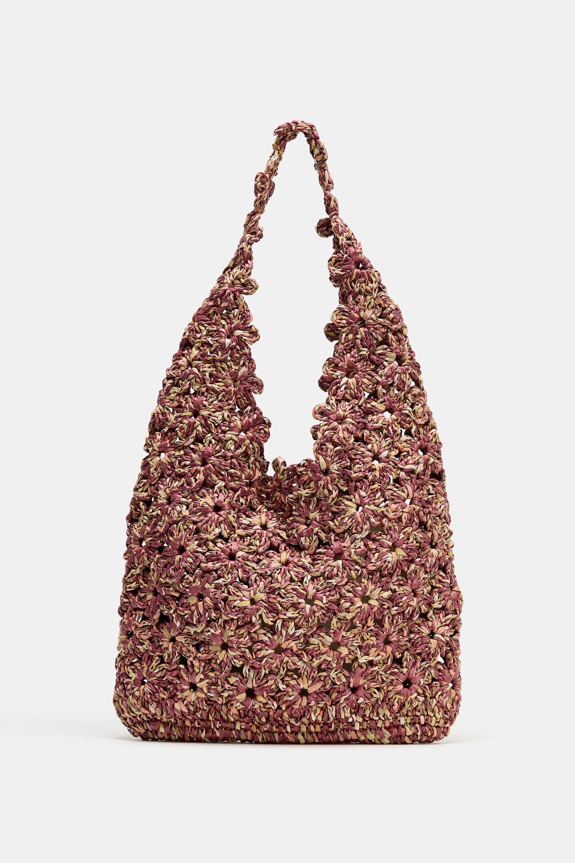 RAFFIA BUCKET BAG by ZARA