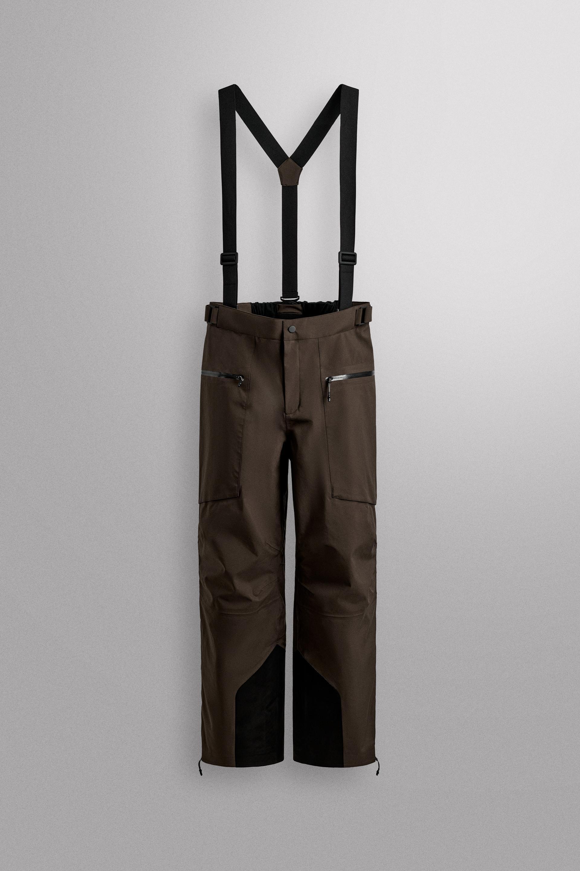 RECCO® WATERPROOF PADDED SHELL SKI PANTS by ZARA