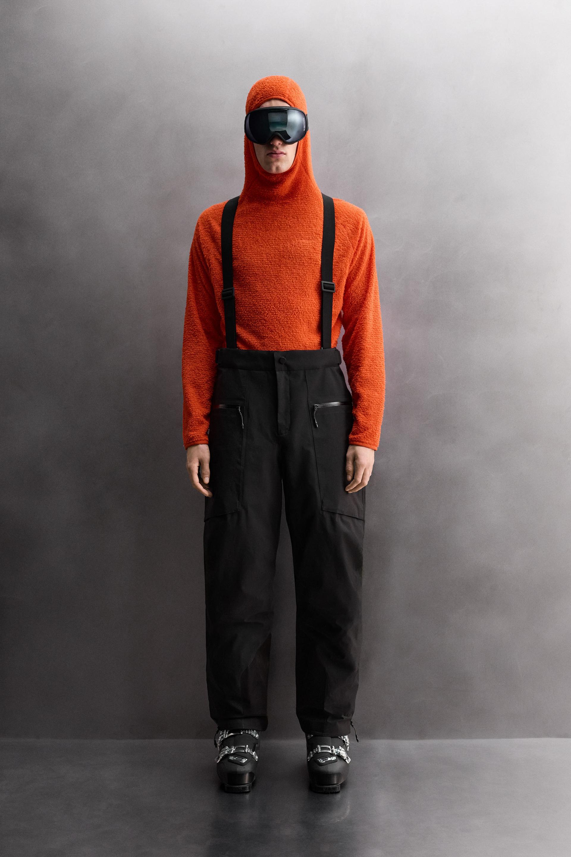 RECCO® WATERPROOF PADDED SHELL SKI PANTS by ZARA