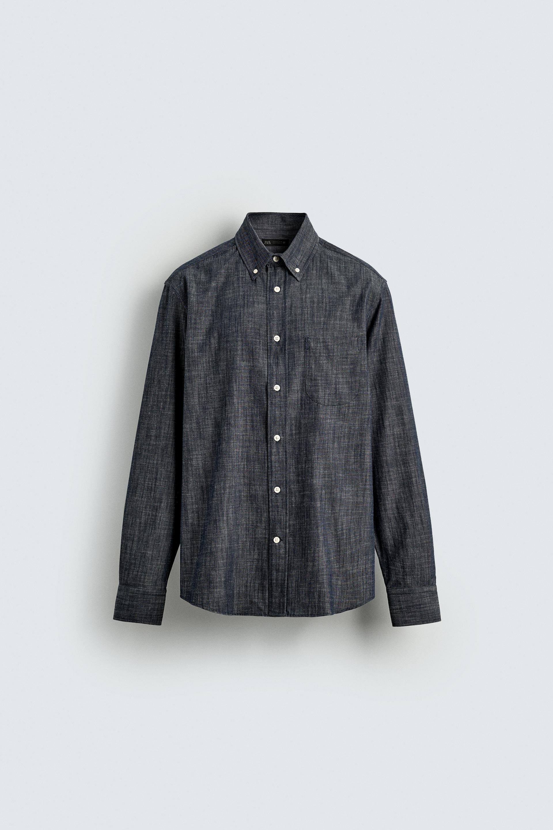 REGULAR FIT BUTTON-DOWN COLLAR SHIRT by ZARA