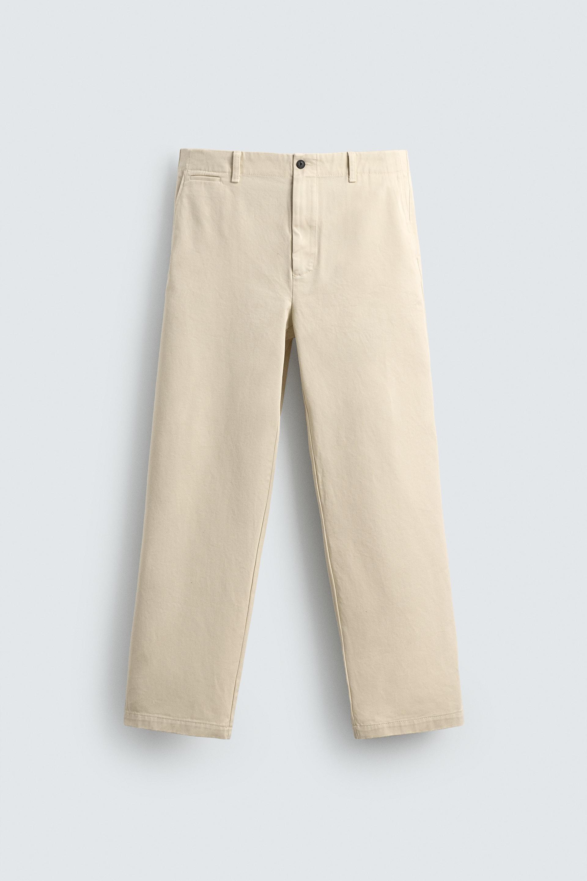 REGULAR FIT CHINO PANTS by ZARA