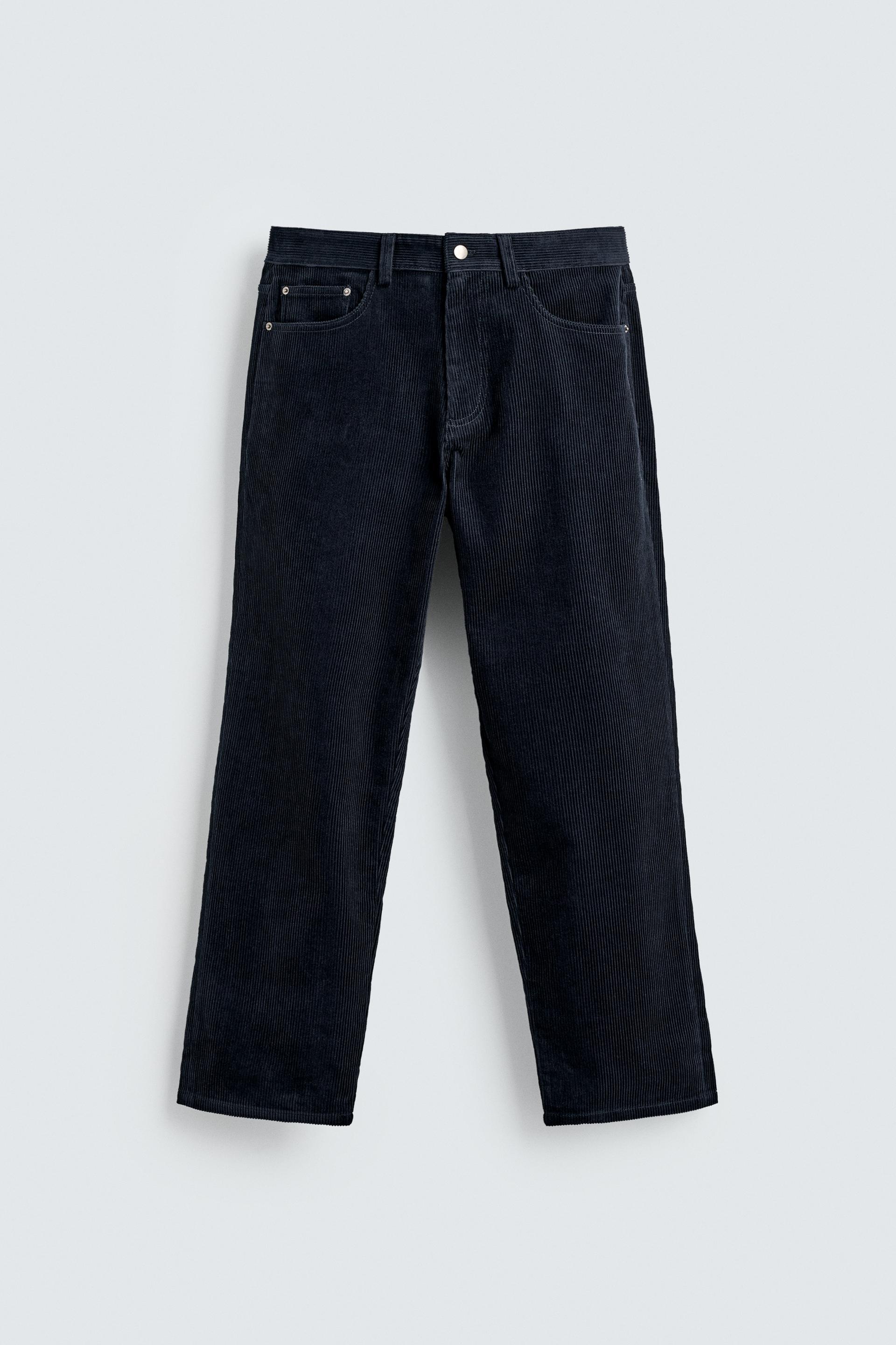 REGULAR FIT CORDUROY PANTS by ZARA