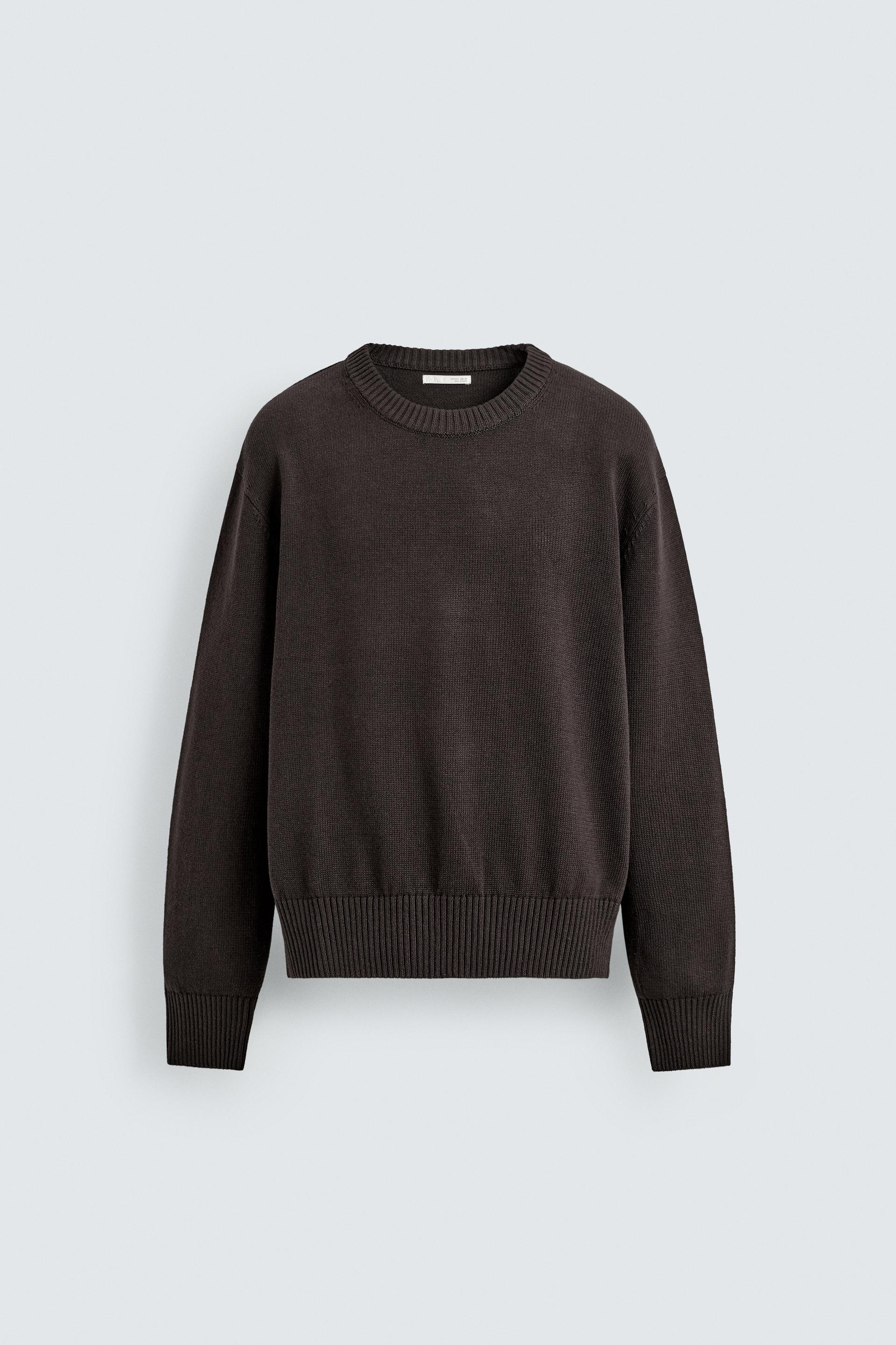 REGULAR FIT COTTON-LINEN JUMPER by ZARA