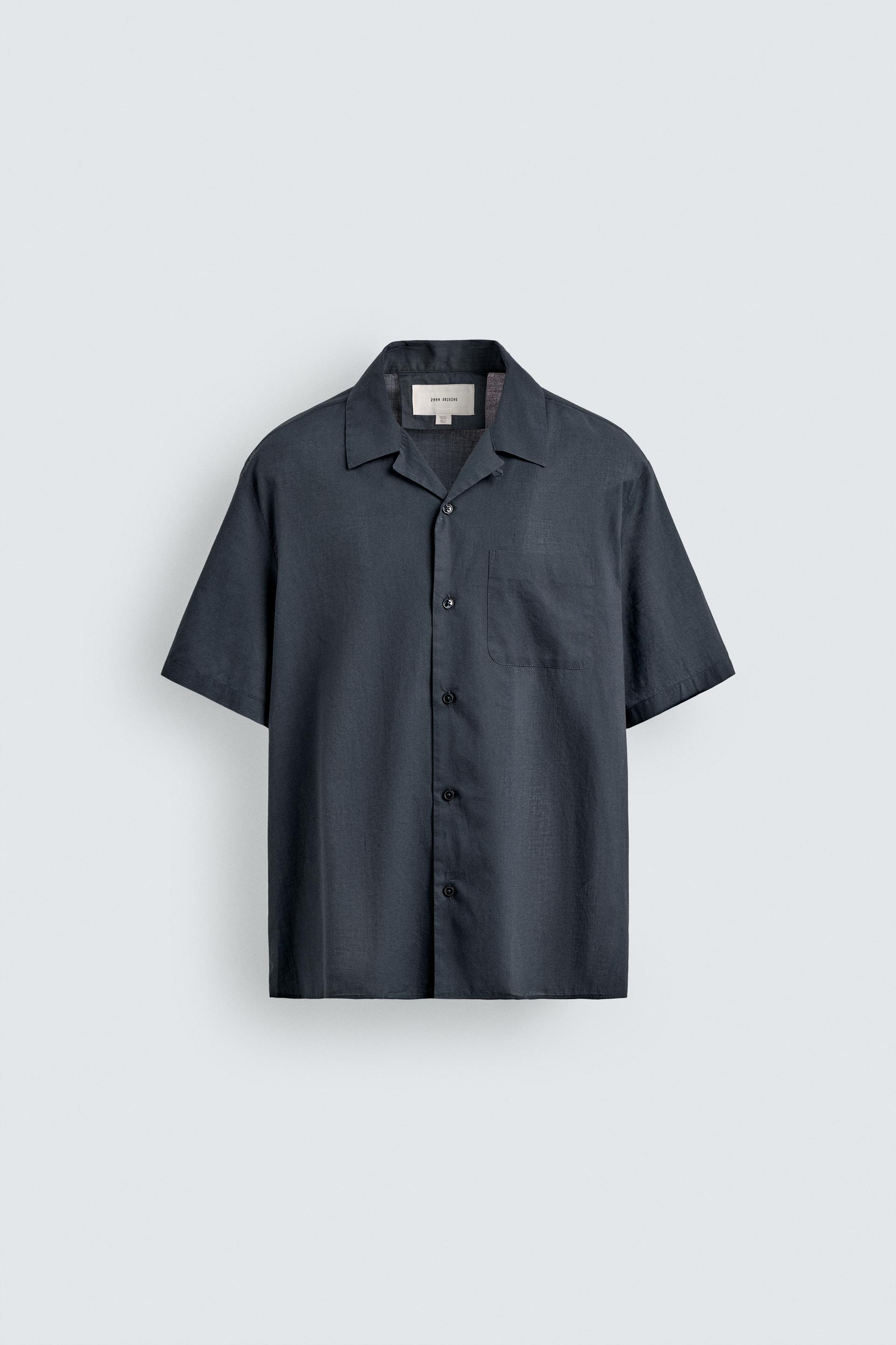 REGULAR FIT COTTON VOILE SHIRT by ZARA