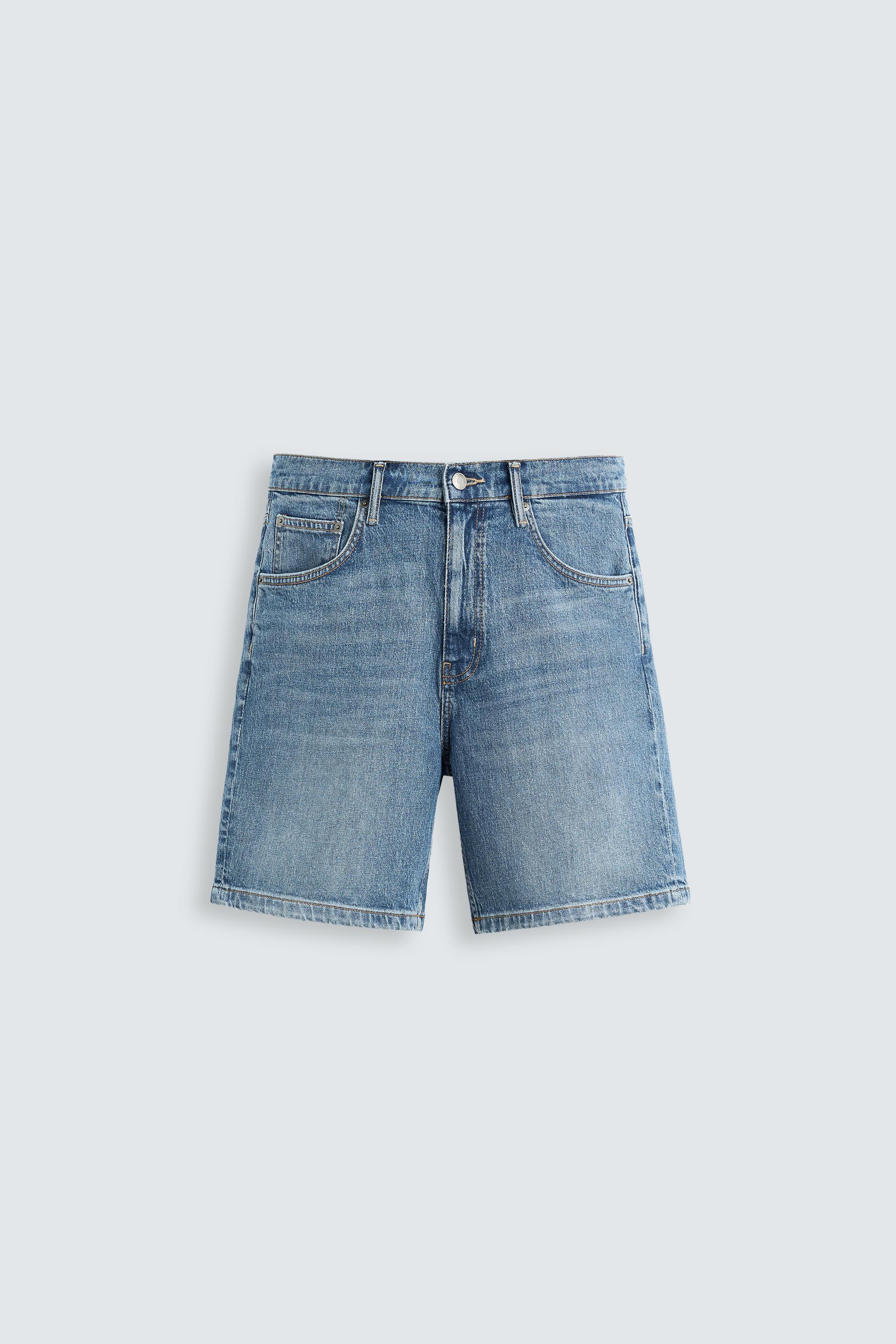 REGULAR FIT DENIM SHORTS by ZARA