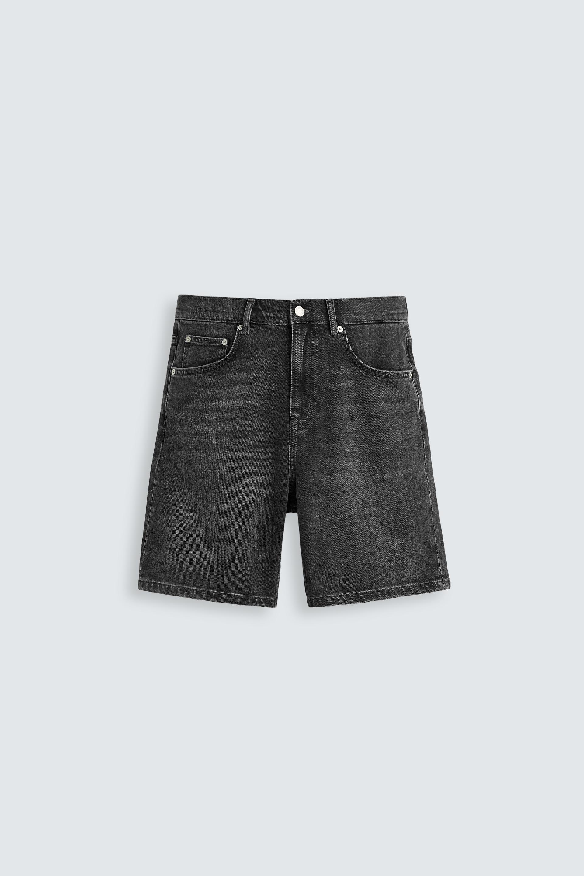 REGULAR FIT DENIM SHORTS by ZARA