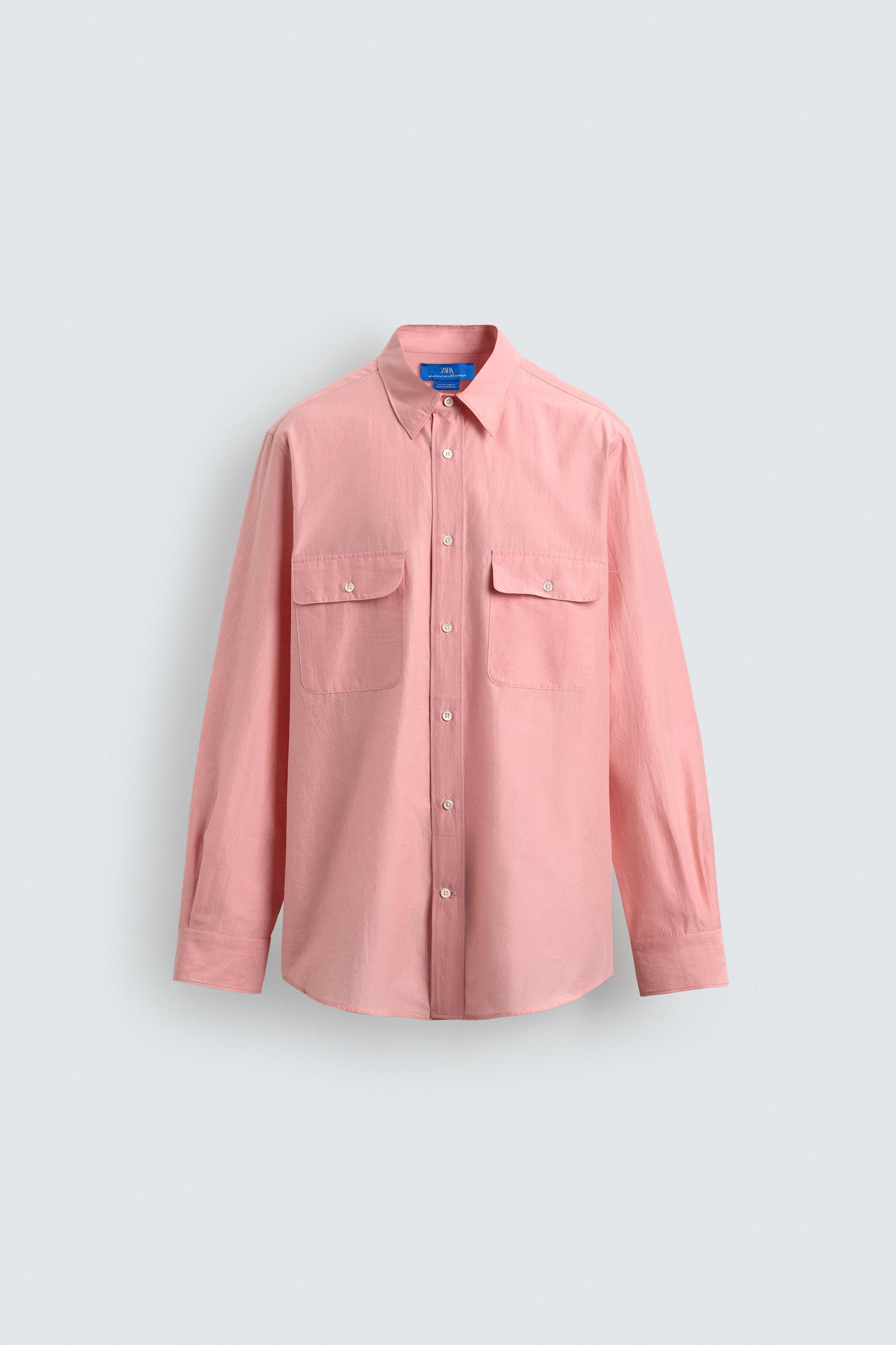 REGULAR FIT FLOWY SHIRT WITH POCKETS AARON LEVINE X ZARA by ZARA