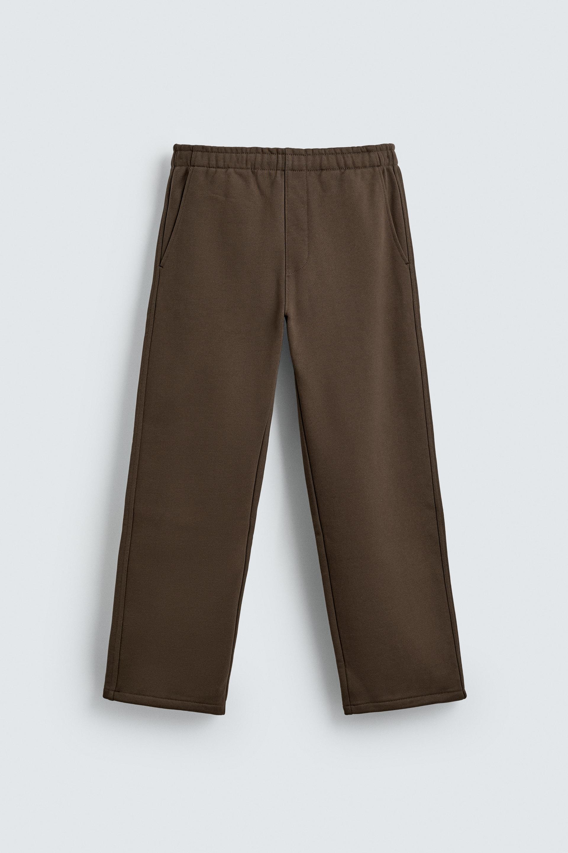 REGULAR FIT HEAVYWEIGHT ORIGINS JOGGER PANTS by ZARA