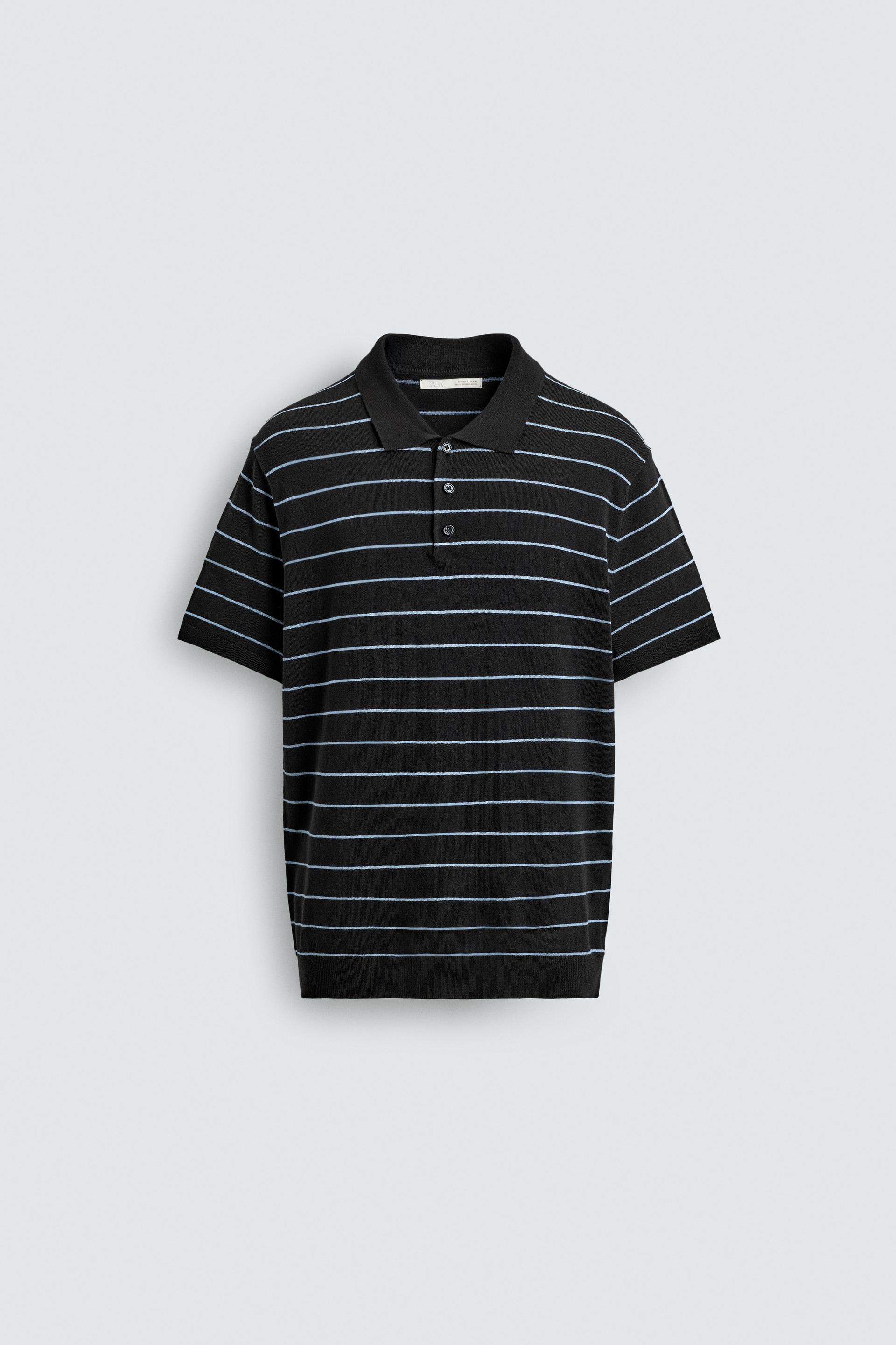 REGULAR FIT KNIT POLO SHIRT by ZARA