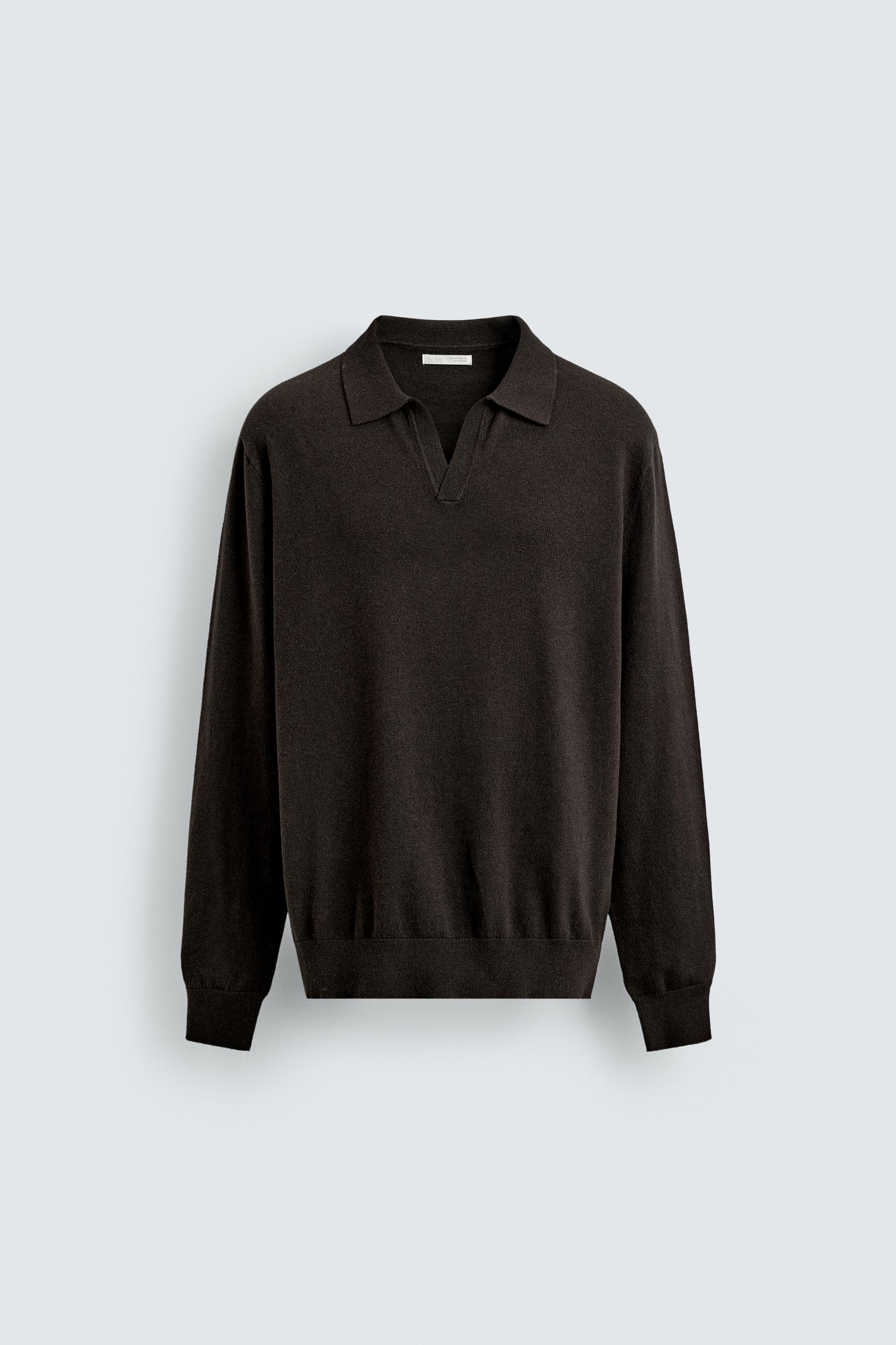 REGULAR FIT KNIT POLO SHIRT by ZARA