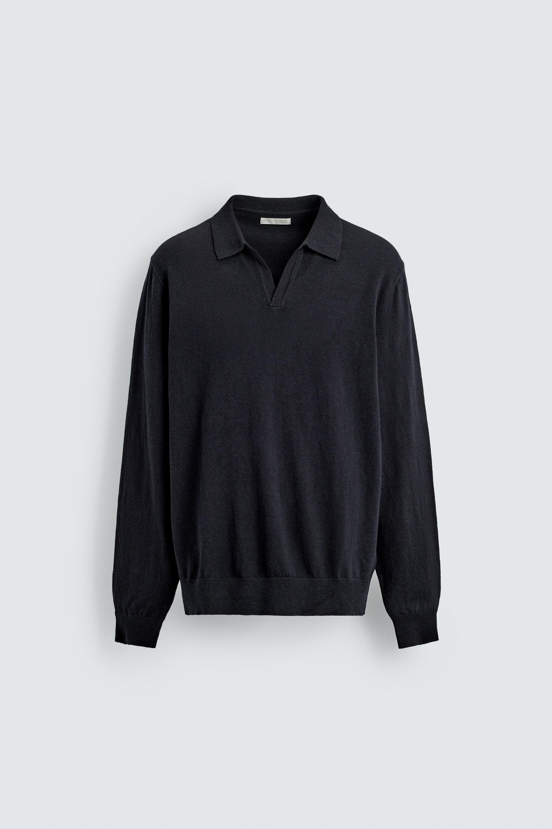 REGULAR FIT KNIT POLO SHIRT by ZARA